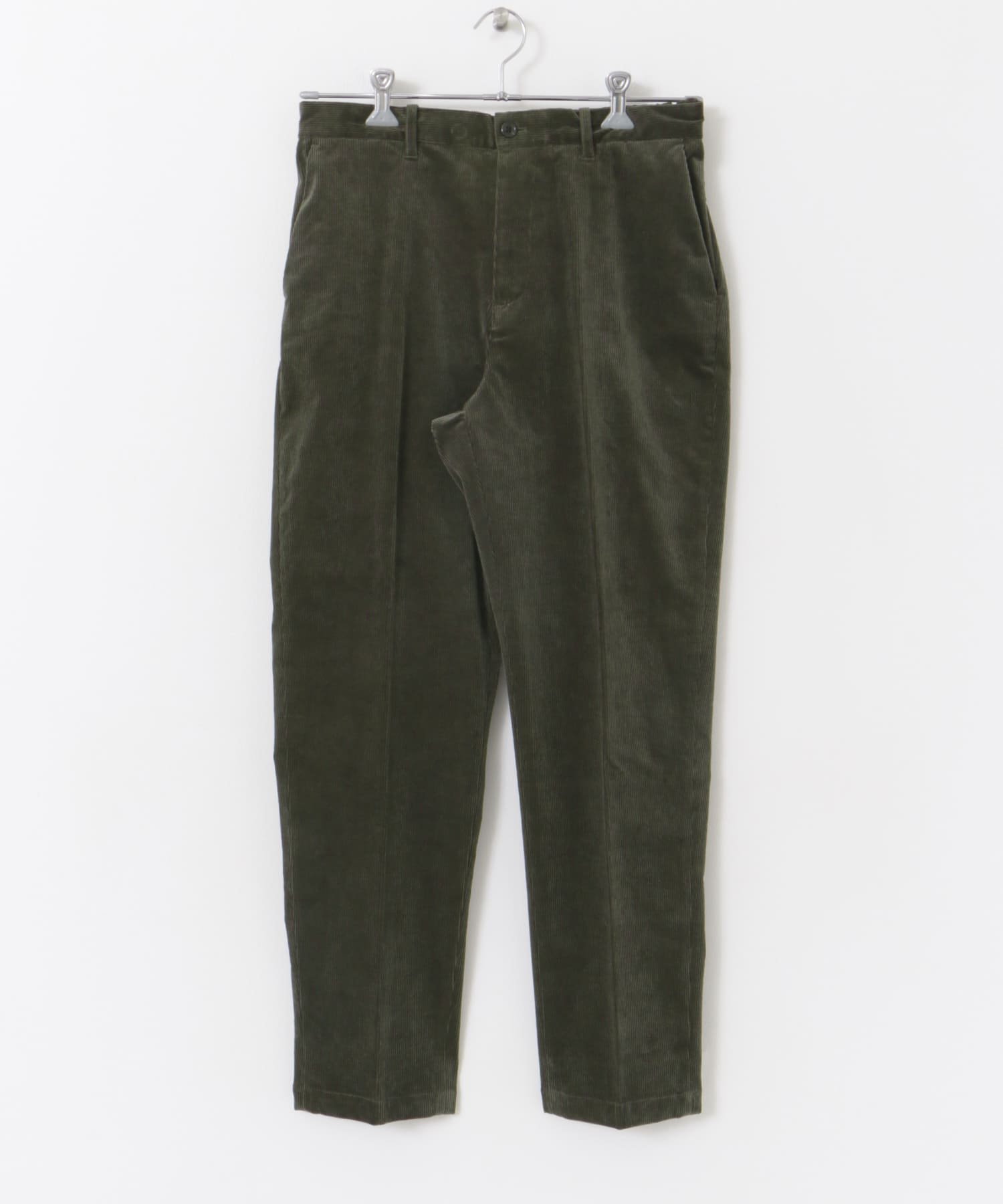 『UR TECH』コーデュロイトラウザー OLIVE S