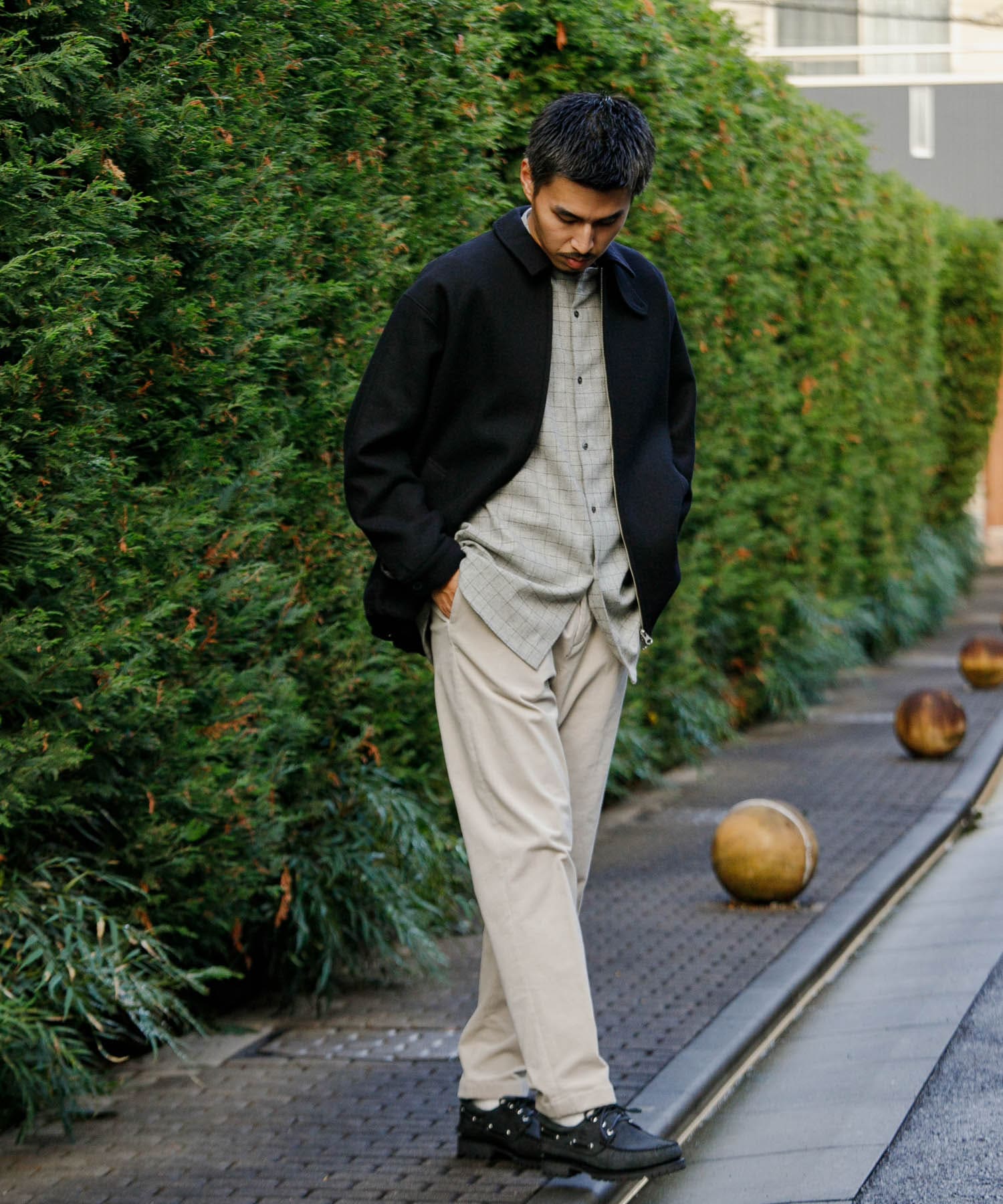 身長：180cm サイズ：L