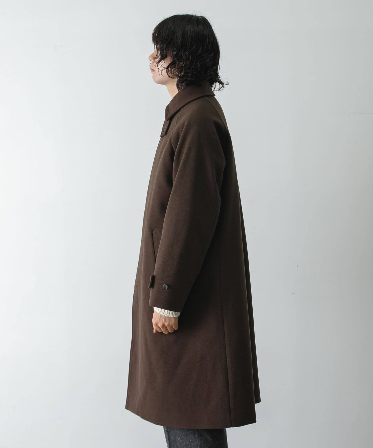 ニットメルトン パデット バルマカンコート(M GRAY): アウター｜URBAN