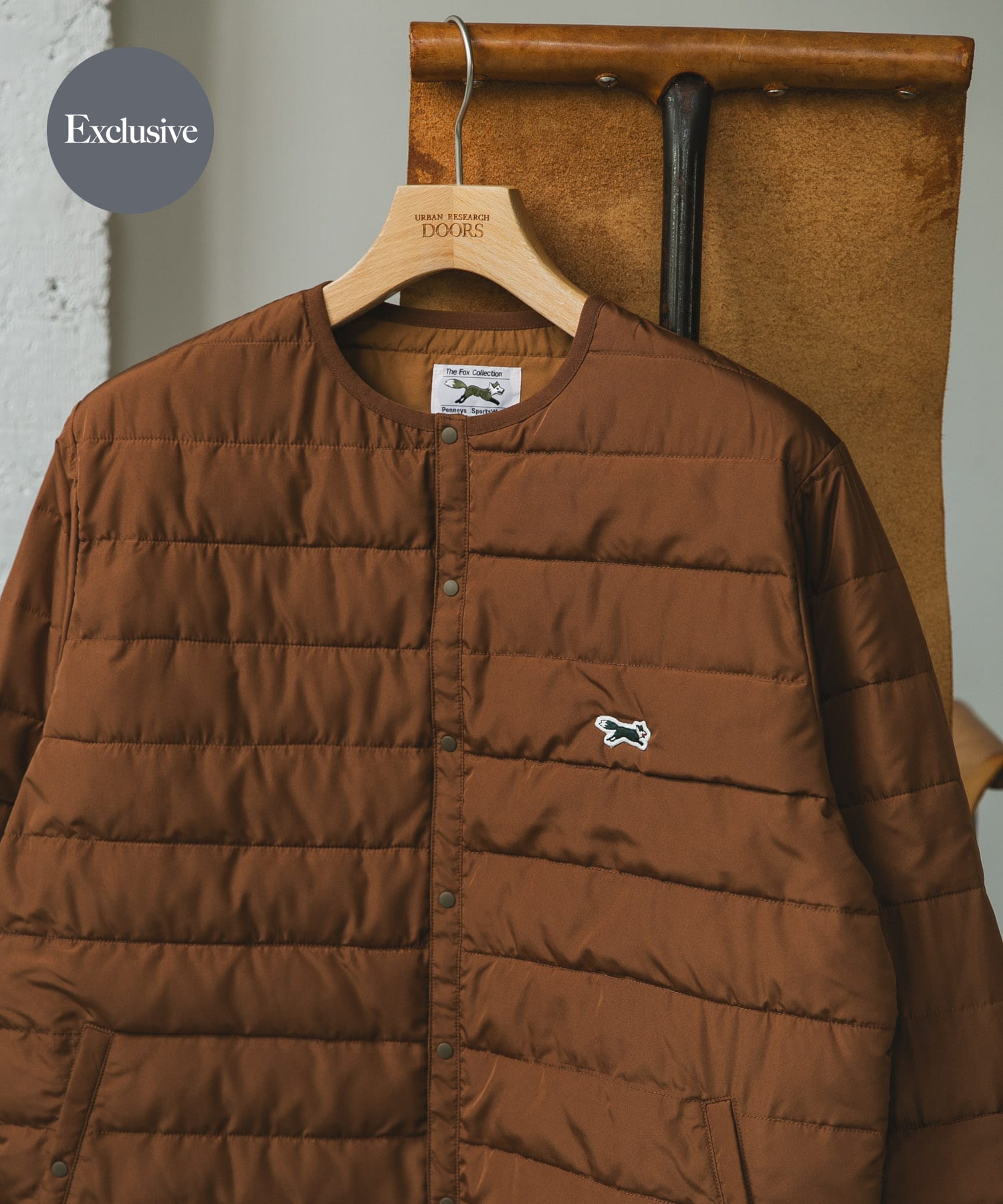 『Sサイズ/WEB限定』『別注』PENNEYS×DOORS　THE FOX ファイバーダウンブルゾン