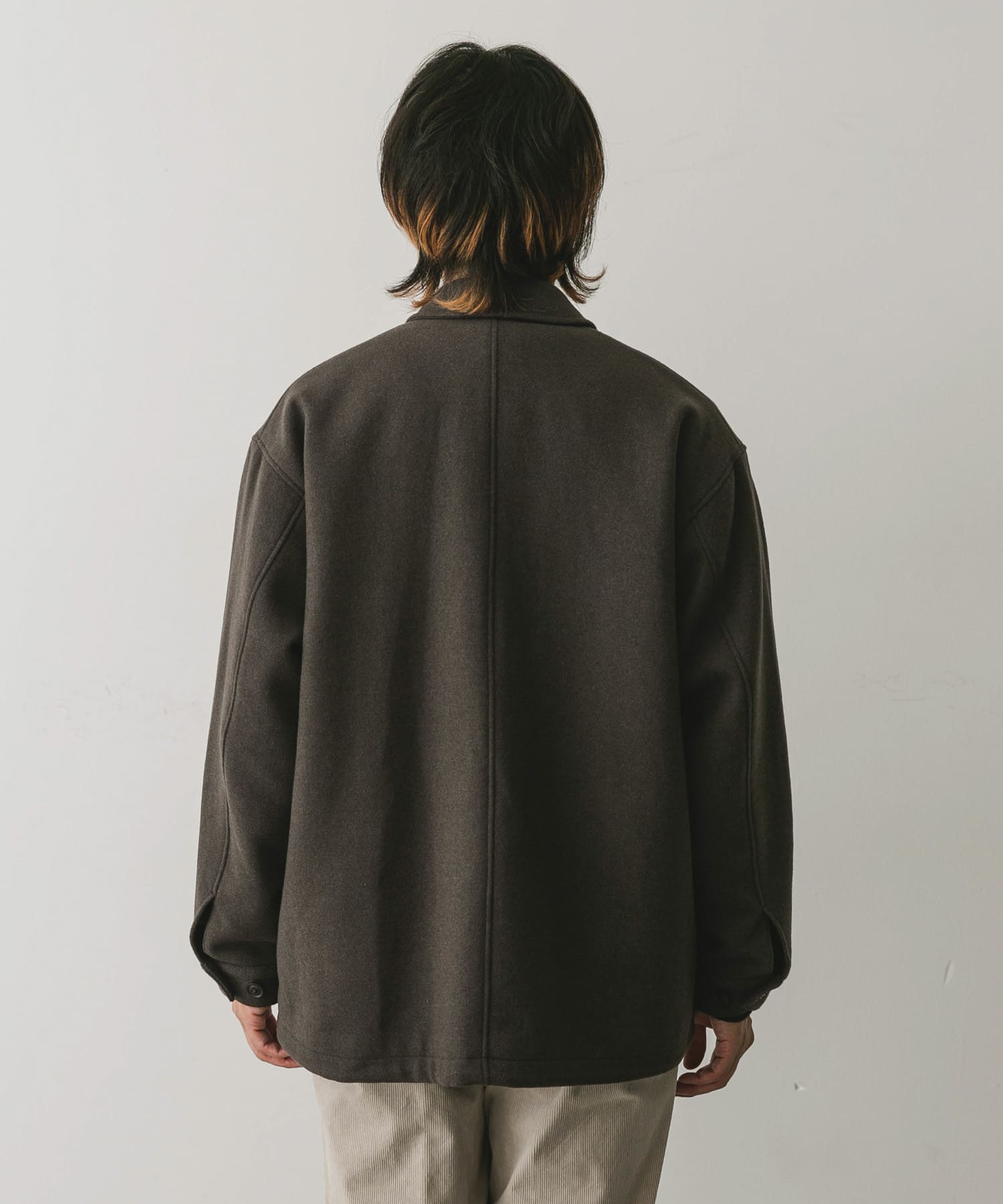 ゆっちゃん Deuxieme Classe FLANNEL ZIPブルゾン ニットフリース ZIP ブルゾン ( セットアップ可 )