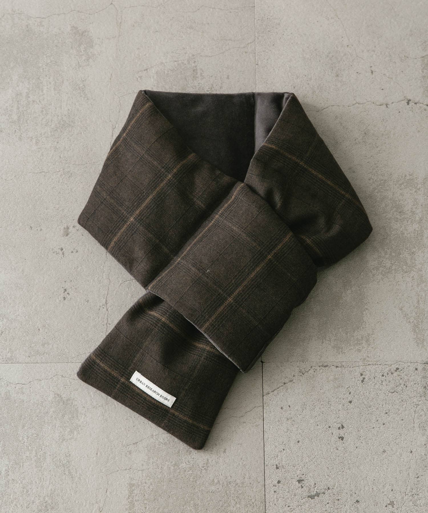 ダウンマフラー BROWNCHECK -