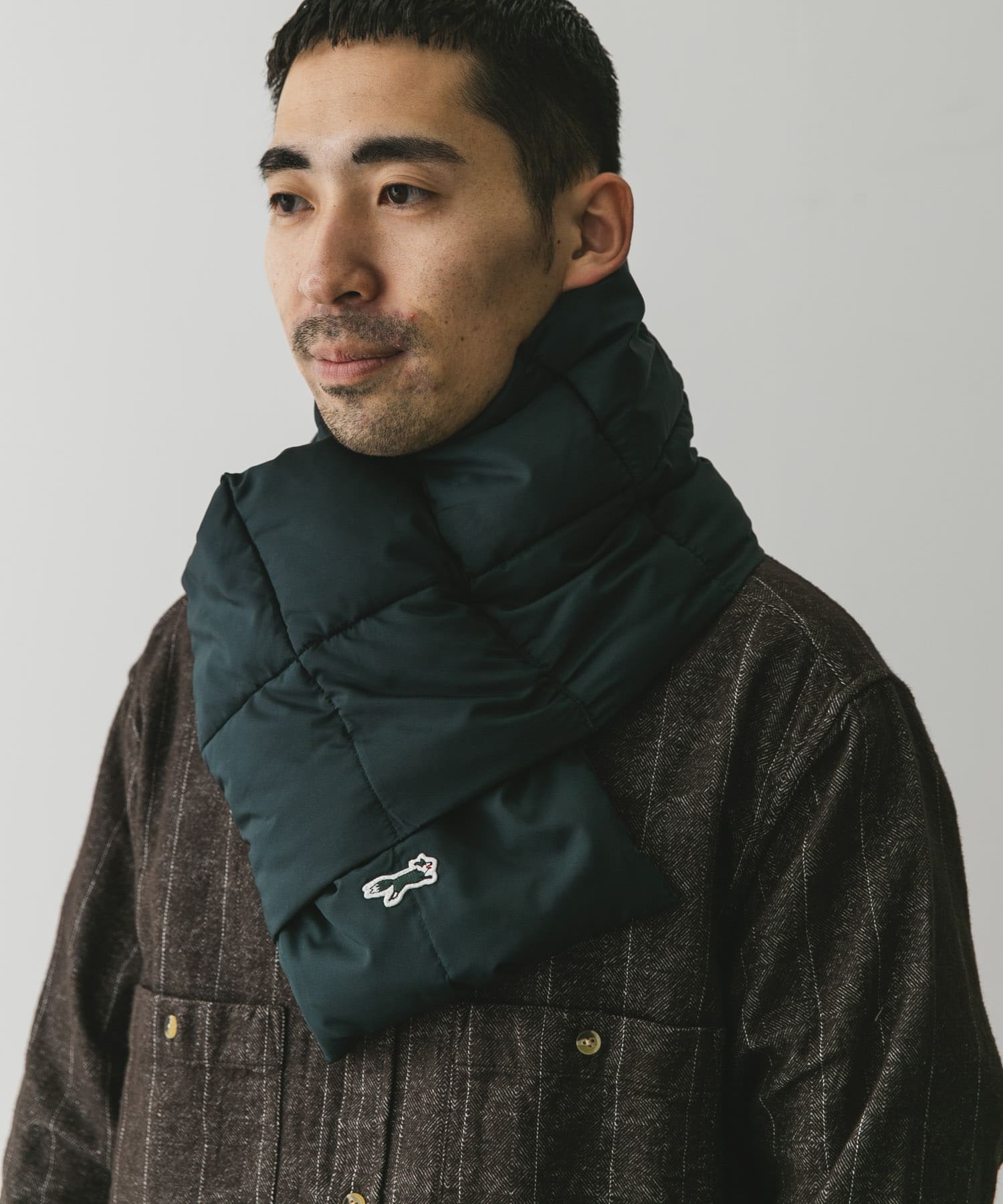 『別注』PENNEYS×DOORS　THE FOX ファイバーダウンマフラー NAVY BLUE -