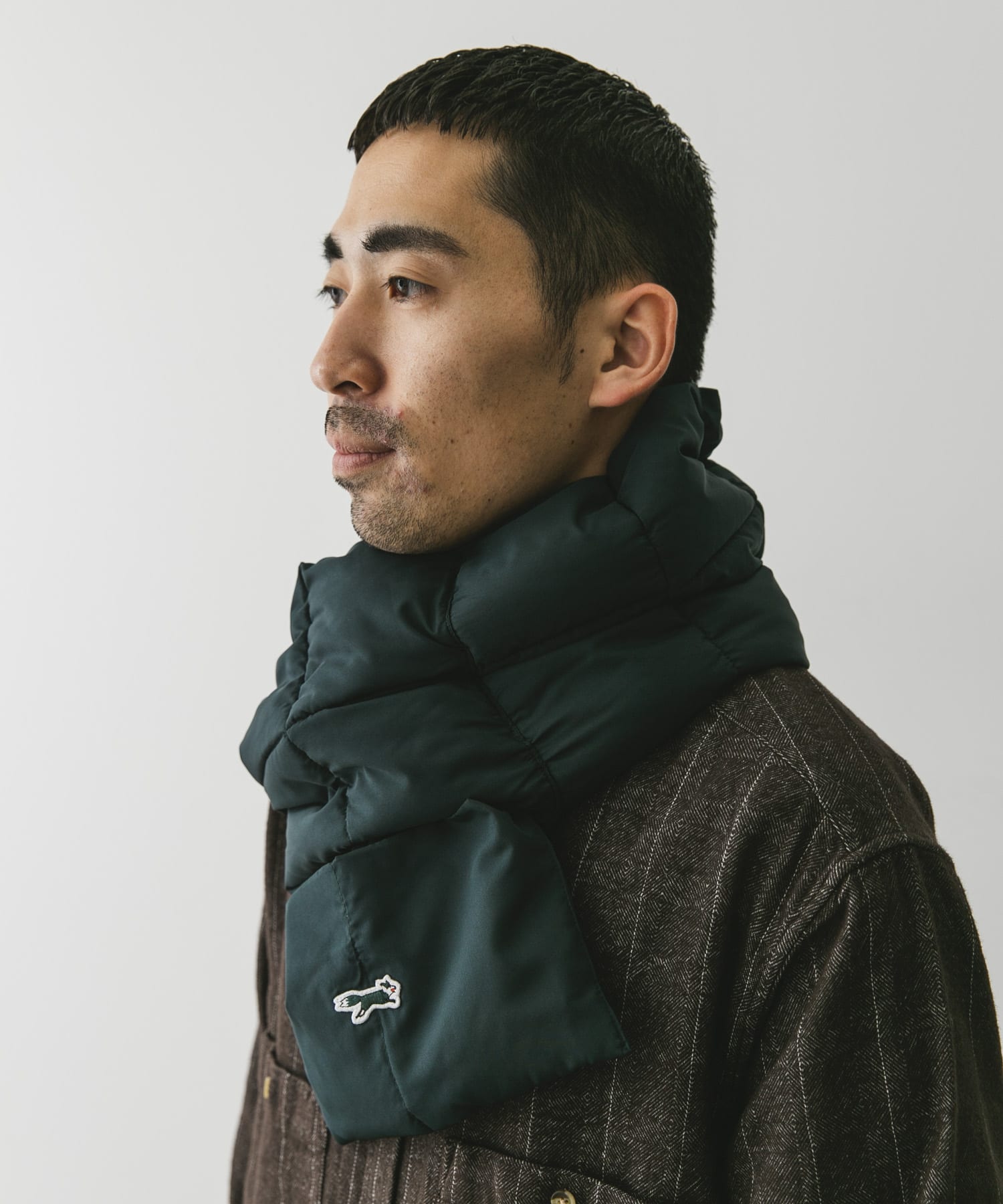 『別注』PENNEYS×DOORS　THE FOX ファイバーダウンマフラー NAVY BLUE -