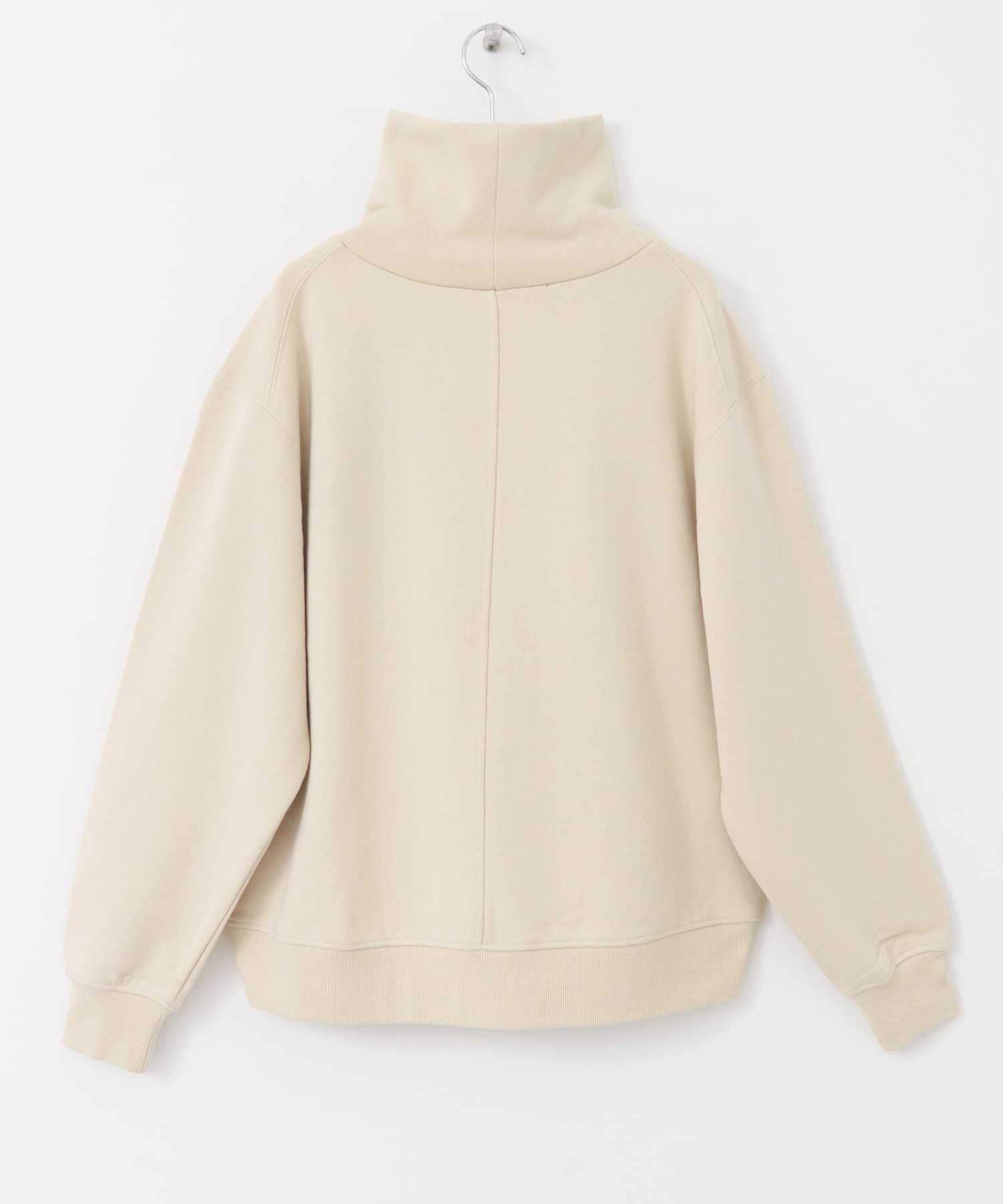 『WEB/一部店舗先行販売カラー』『UR TECH』タートルネックスウェット L.BEIGE M