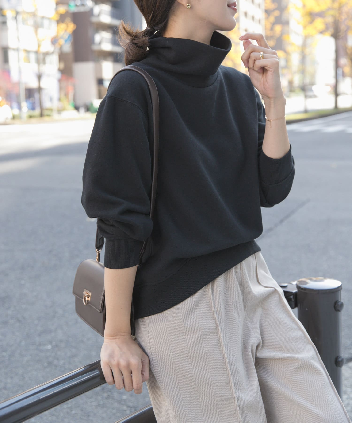 杢GRAY DOORS 『UR TECH』裏起毛サイド釦スウェット URBAN RESEARCH DOORS（アーバンリサーチドアーズ）の「『URTECH