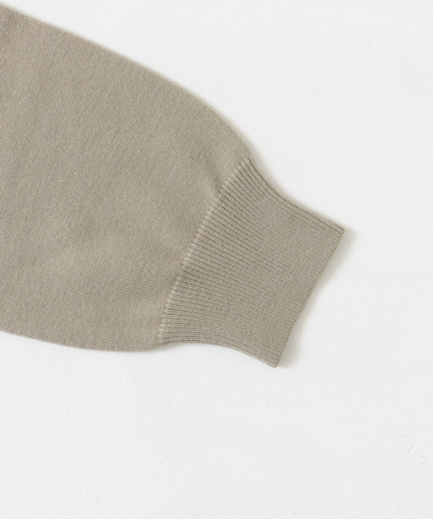 『UR TECH 200日ニット』スウェットライクプルオーバー 杢BEIGE M