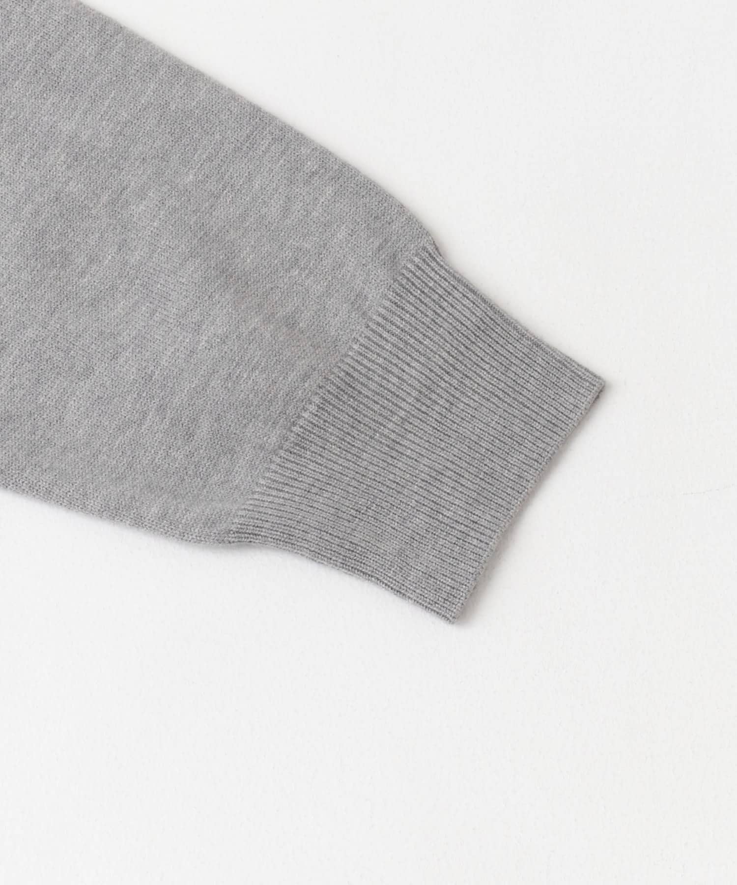 『UR TECH 200日ニット』スウェットライクプルオーバー 杢GRAY M