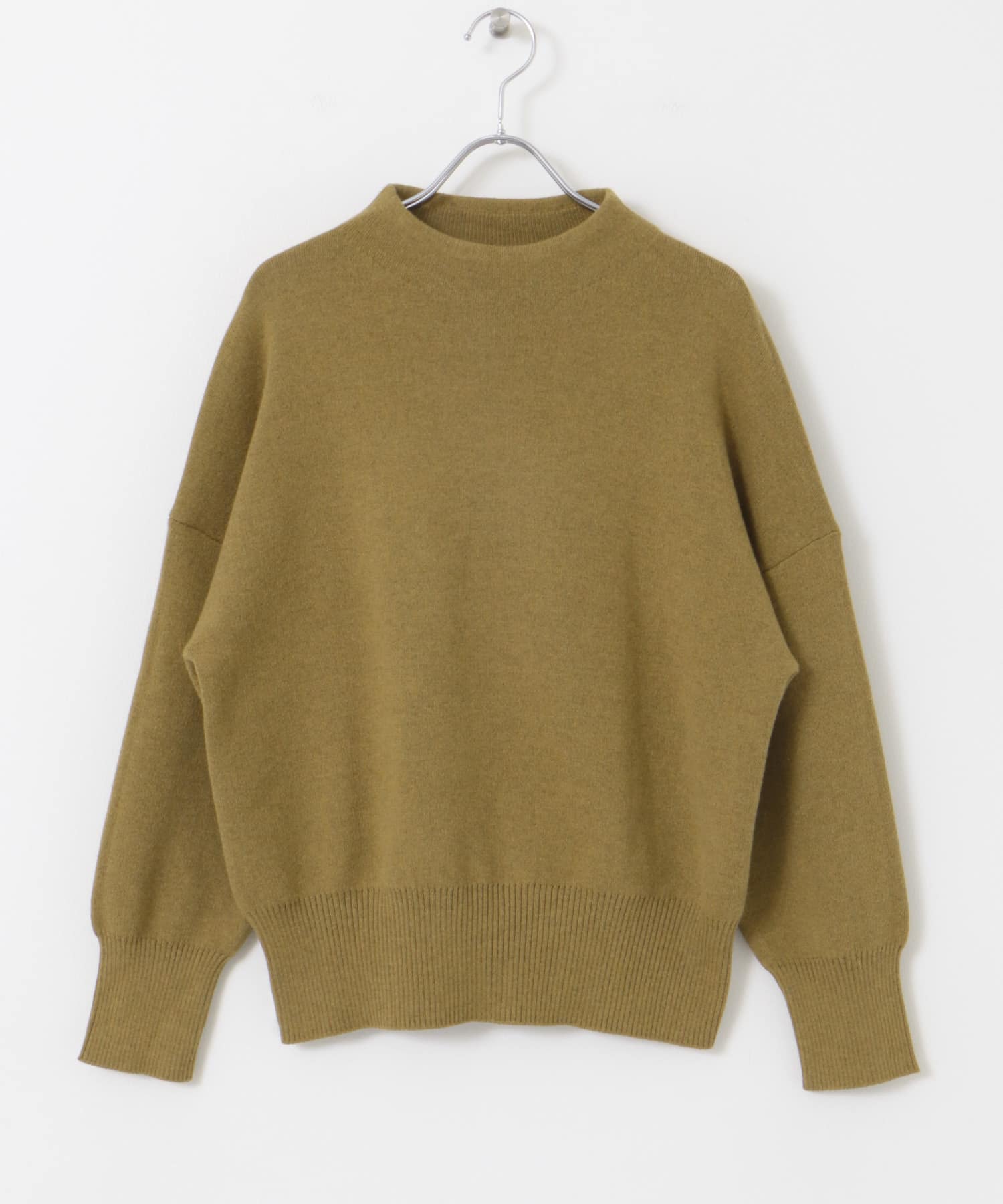 『蓄熱』ボトルネックKNITプルオーバー YELKHK M