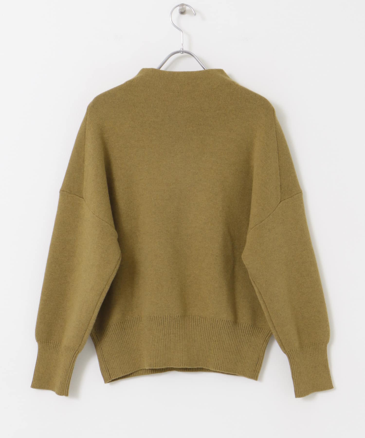 『蓄熱』ボトルネックKNITプルオーバー YELKHK M