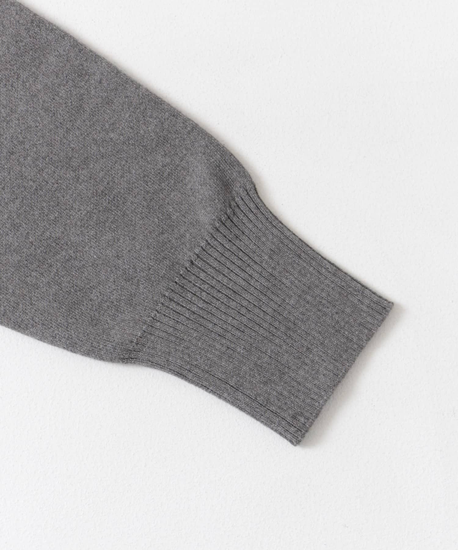 『蓄熱』ボトルネックKNITプルオーバー TOP GRAY M