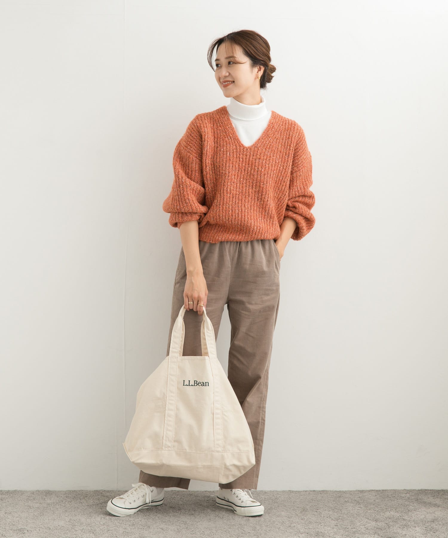 MIXカラーVネックニット(M ORANGE): トップス｜URBAN RESEARCH公式