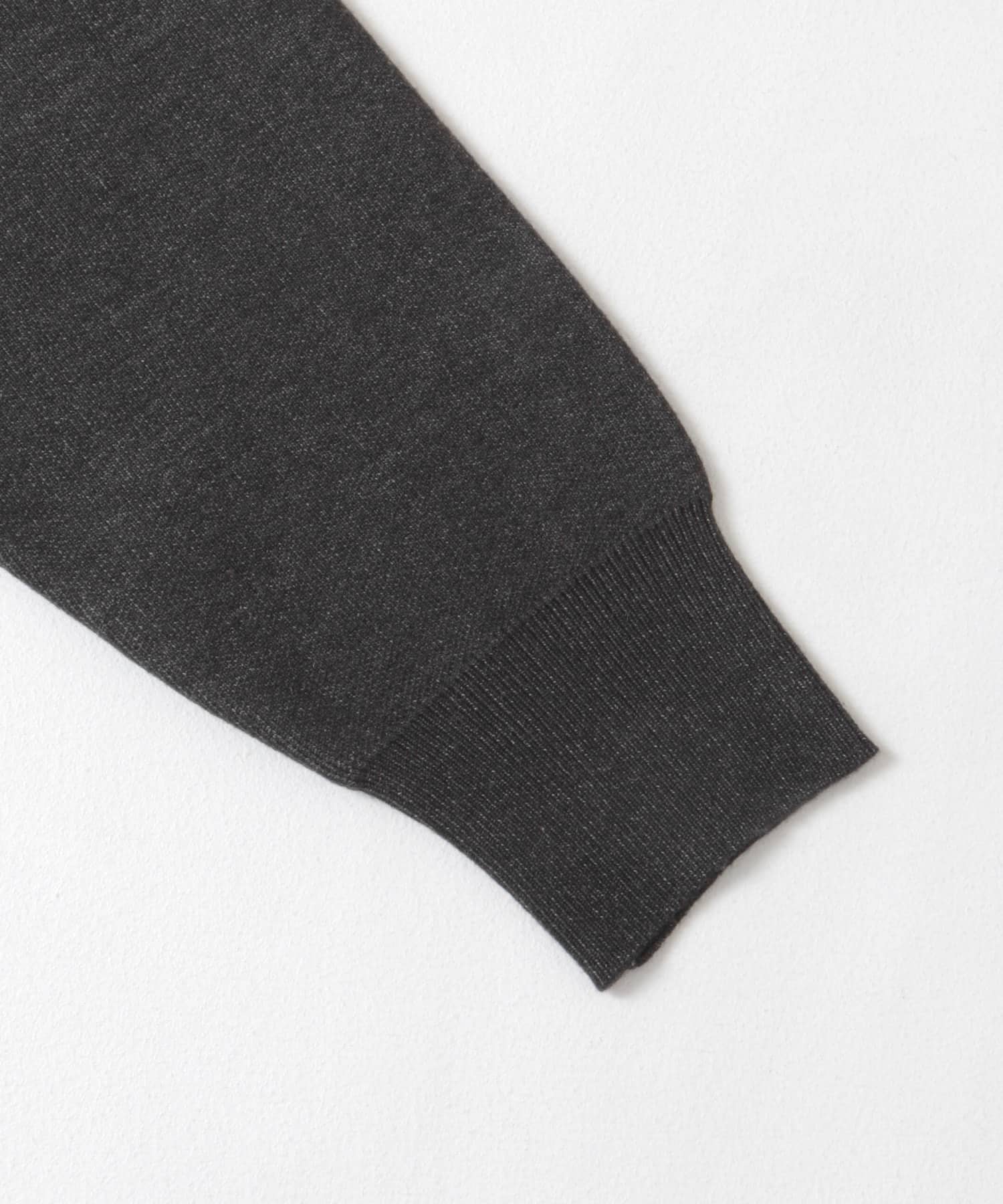 コクーンシルエットチュニックニット CHARCOAL M