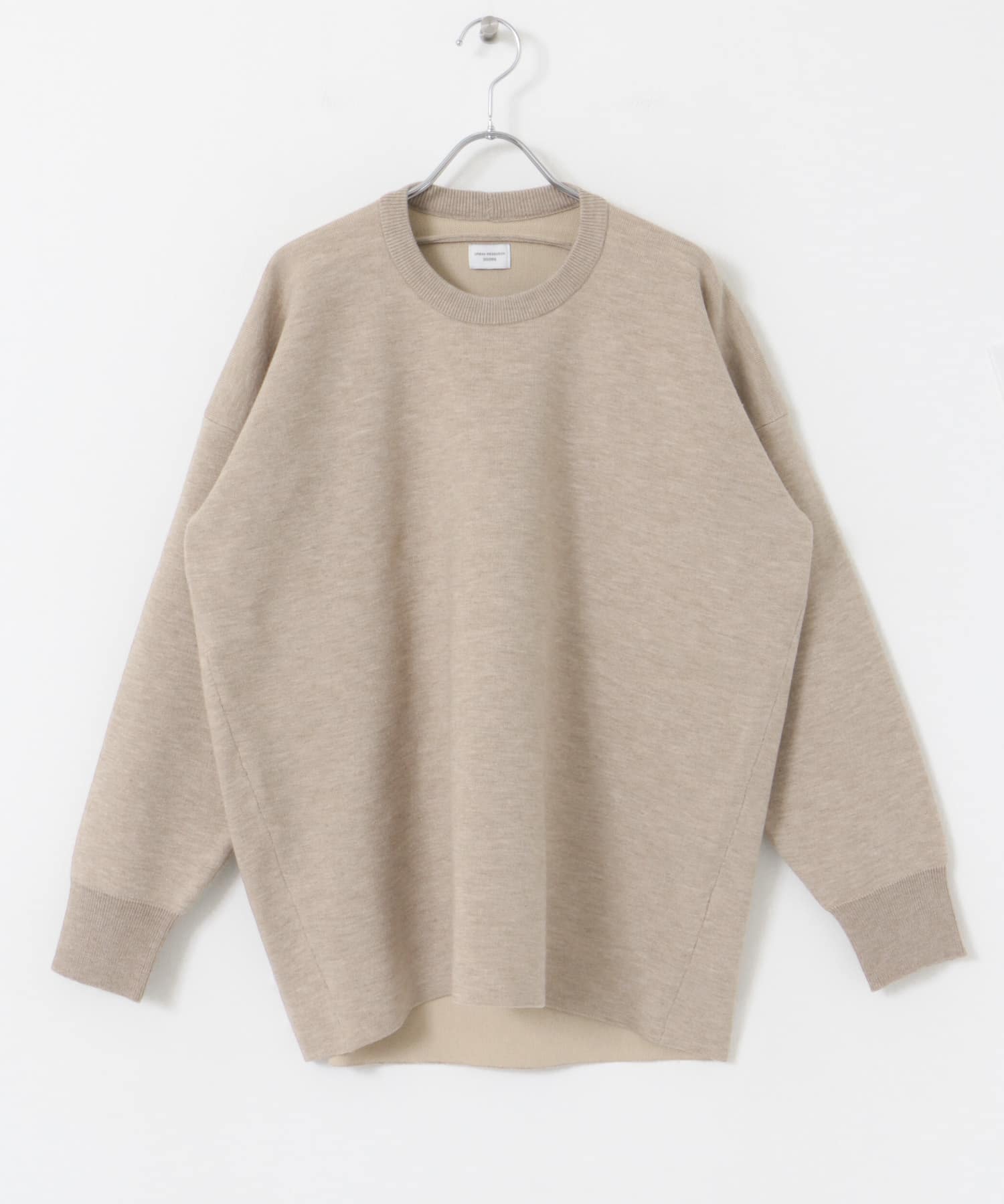 コクーンシルエットチュニックニット GREIGE M