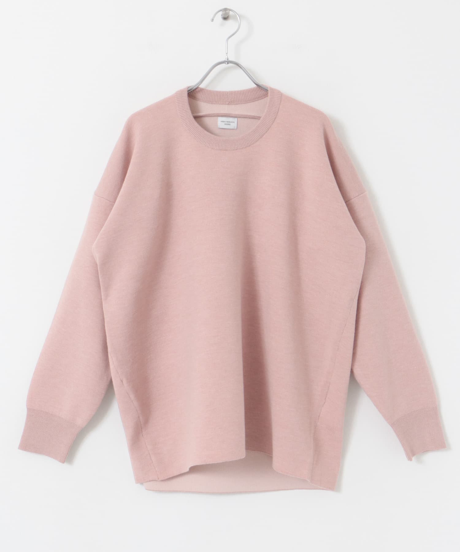 コクーンシルエットチュニックニット PINK M