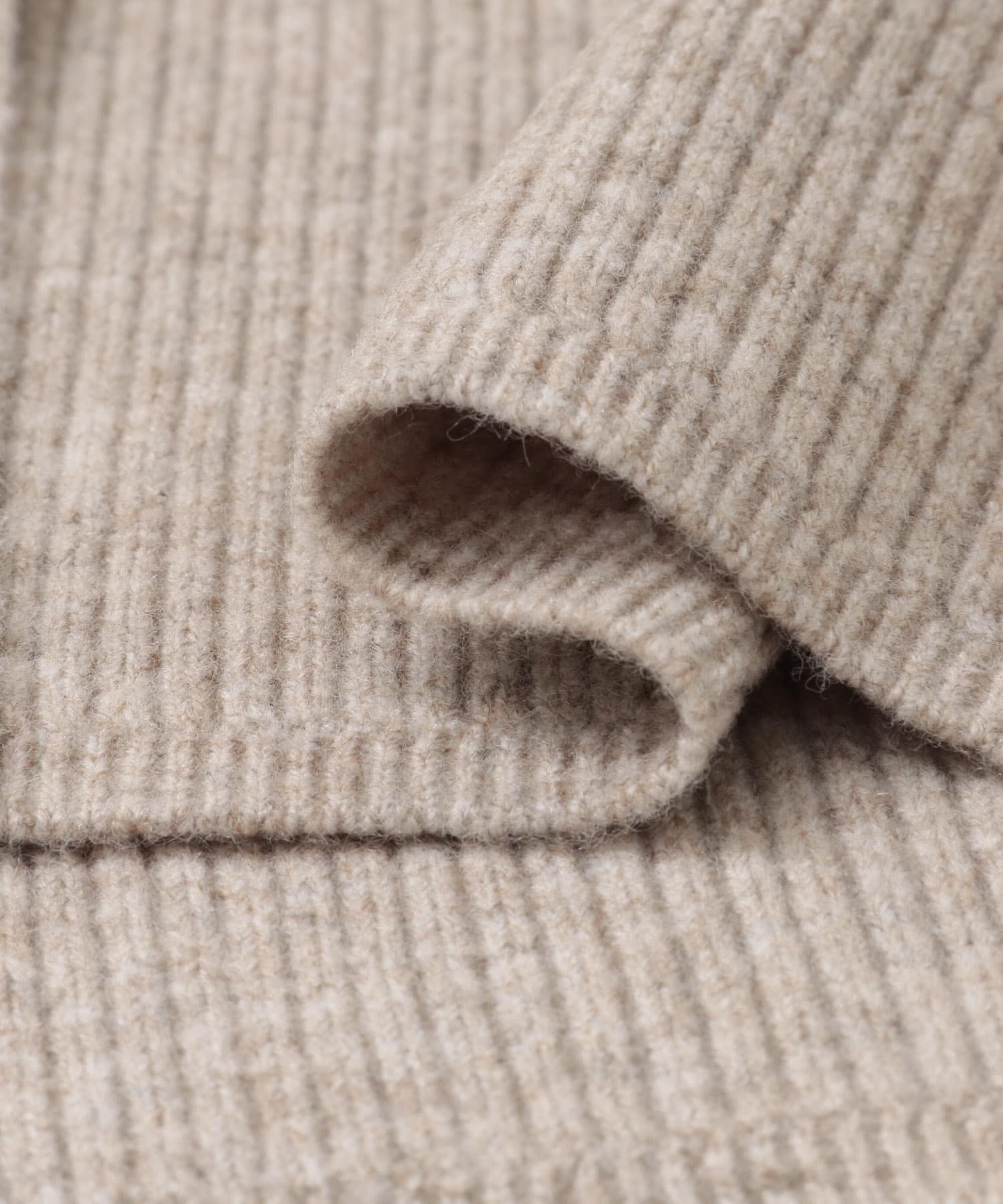 リブニットビスチェ BEIGE M