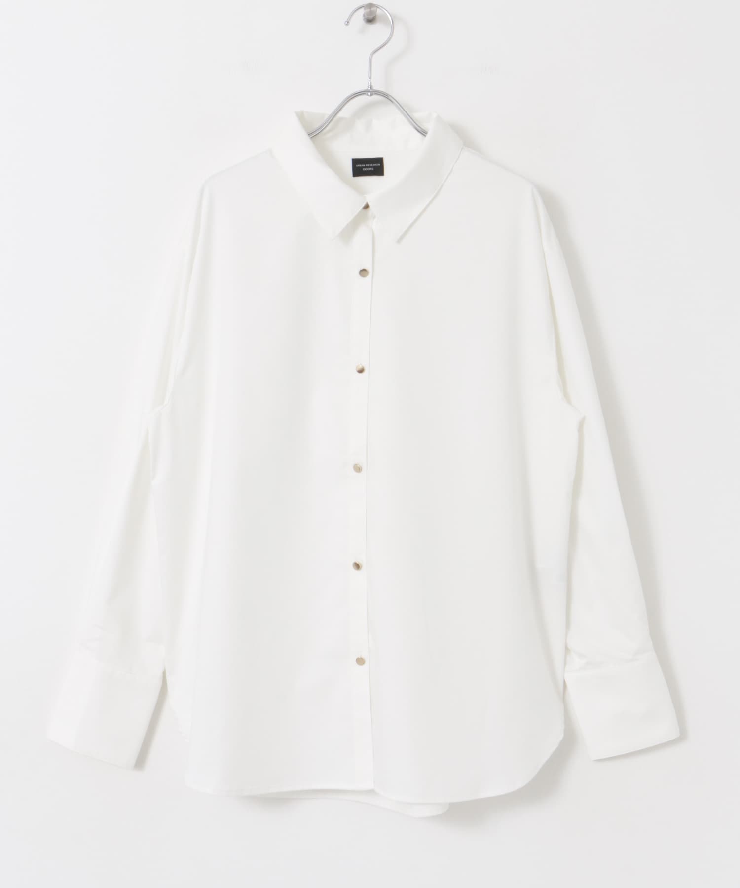 ゴールドボタンチュニックシャツ OFF WHITE M