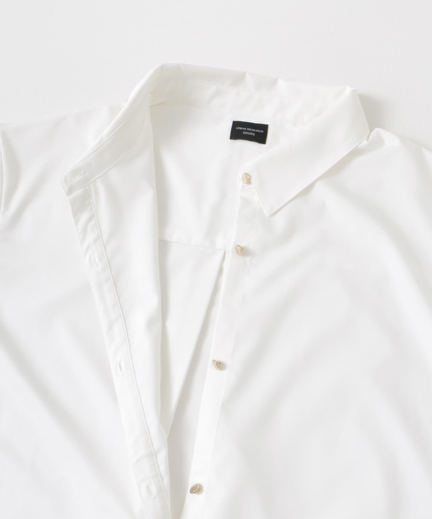 ゴールドボタンチュニックシャツ OFF WHITE M