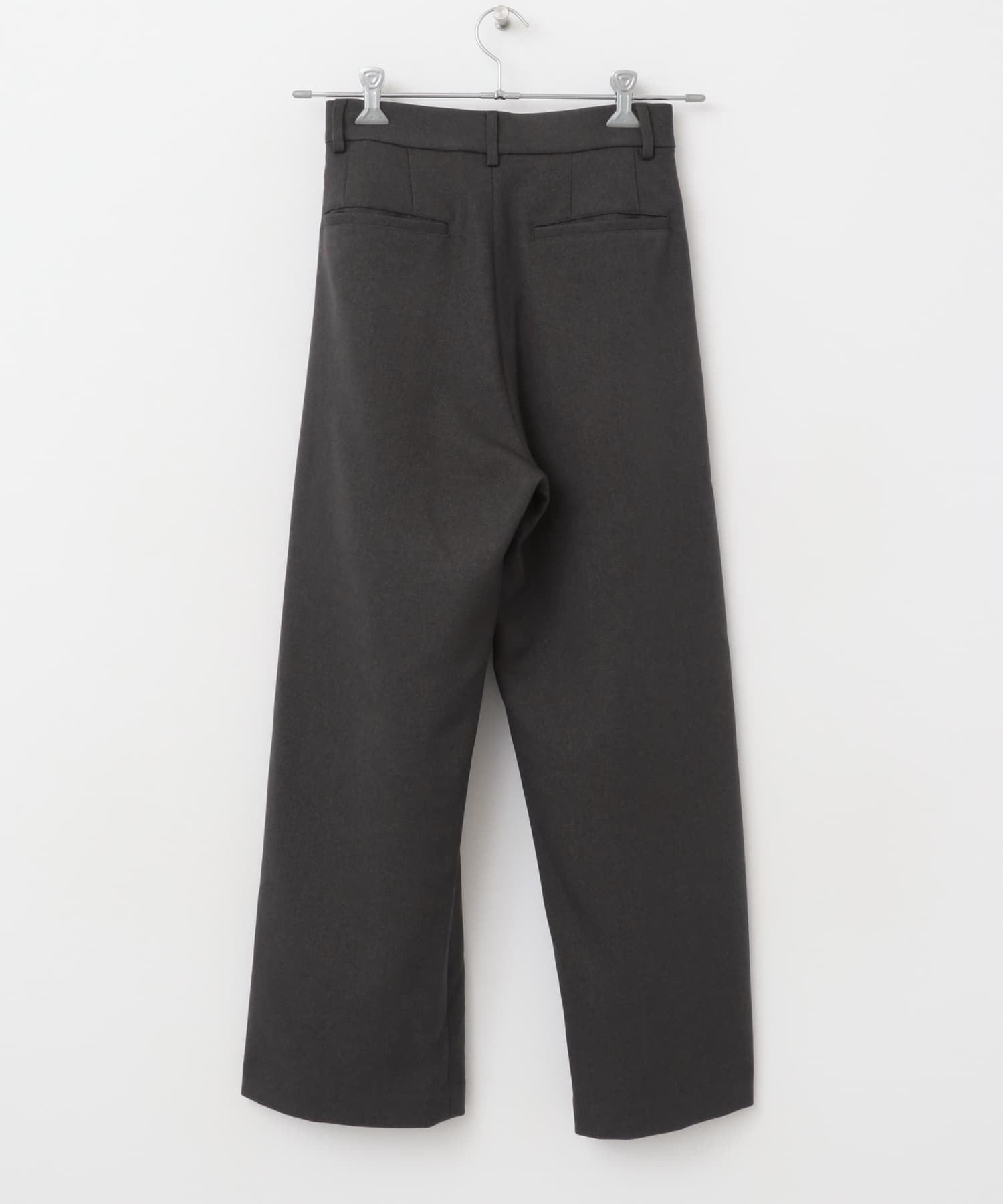 『UR TECH SMOOTHLUXE』ワイドトラウザー CHARCOAL S