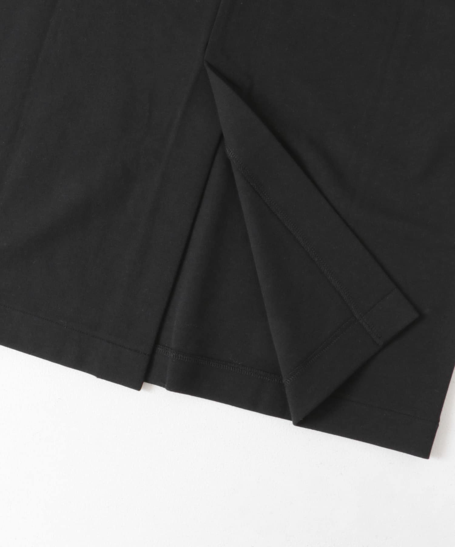 ダンボールニットストレートスカート BLACK S
