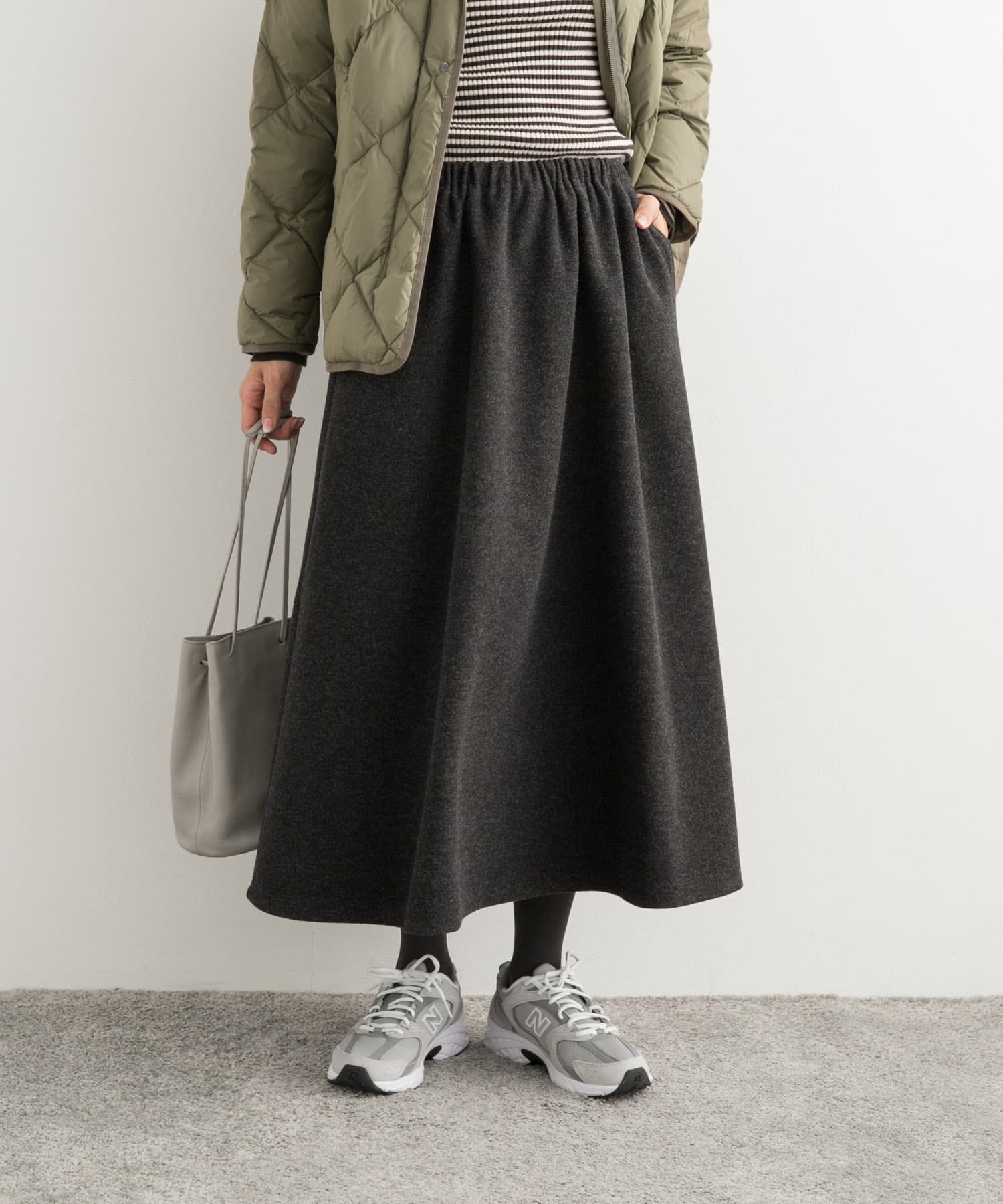 Doors 新品　ポケットギャザースカート Doors 新品 ポケットギャザースカート