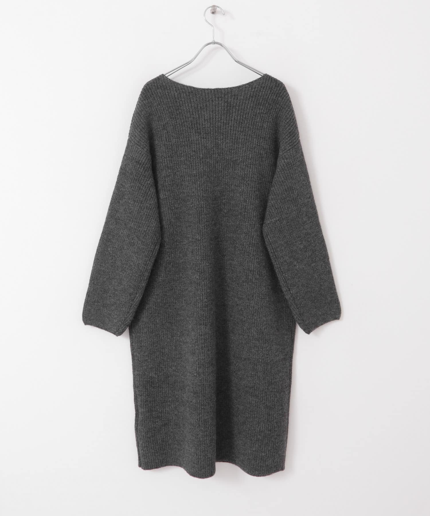 畦ミディ丈ニットワンピース(M MINTGRAY): ワンピース｜URBAN