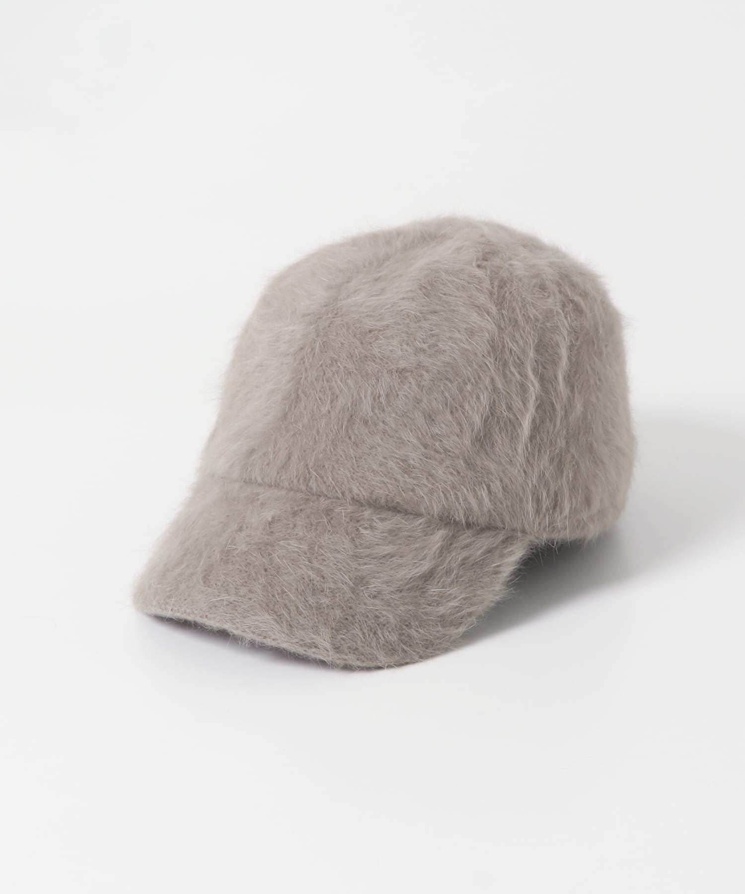 アンゴラキャップ BEIGE one