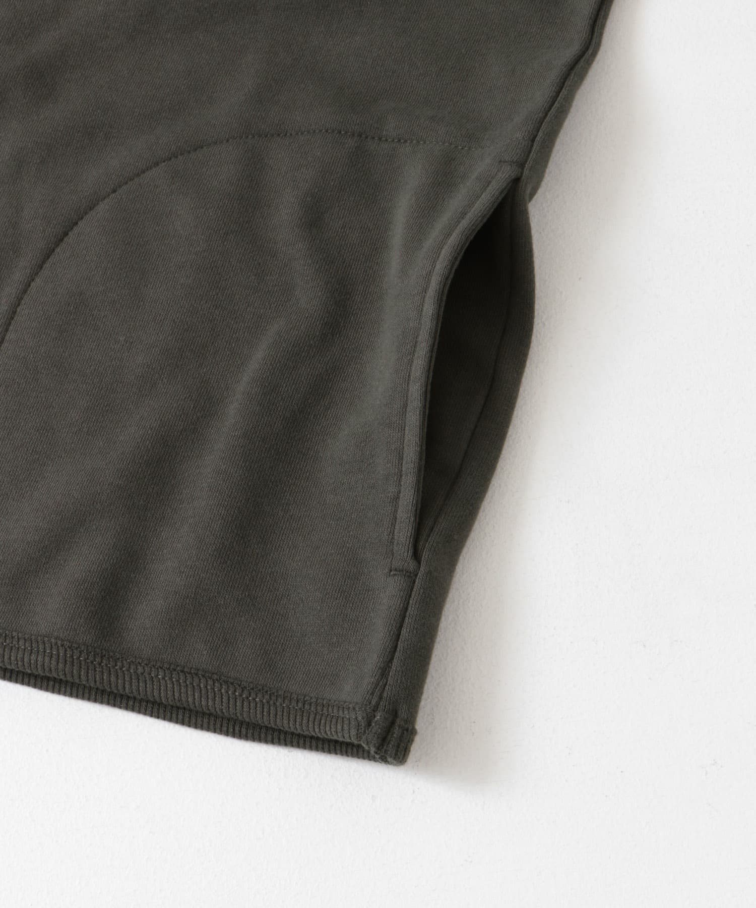 裏毛Vネックカーディガン(KIDS) CHARCOAL 150
