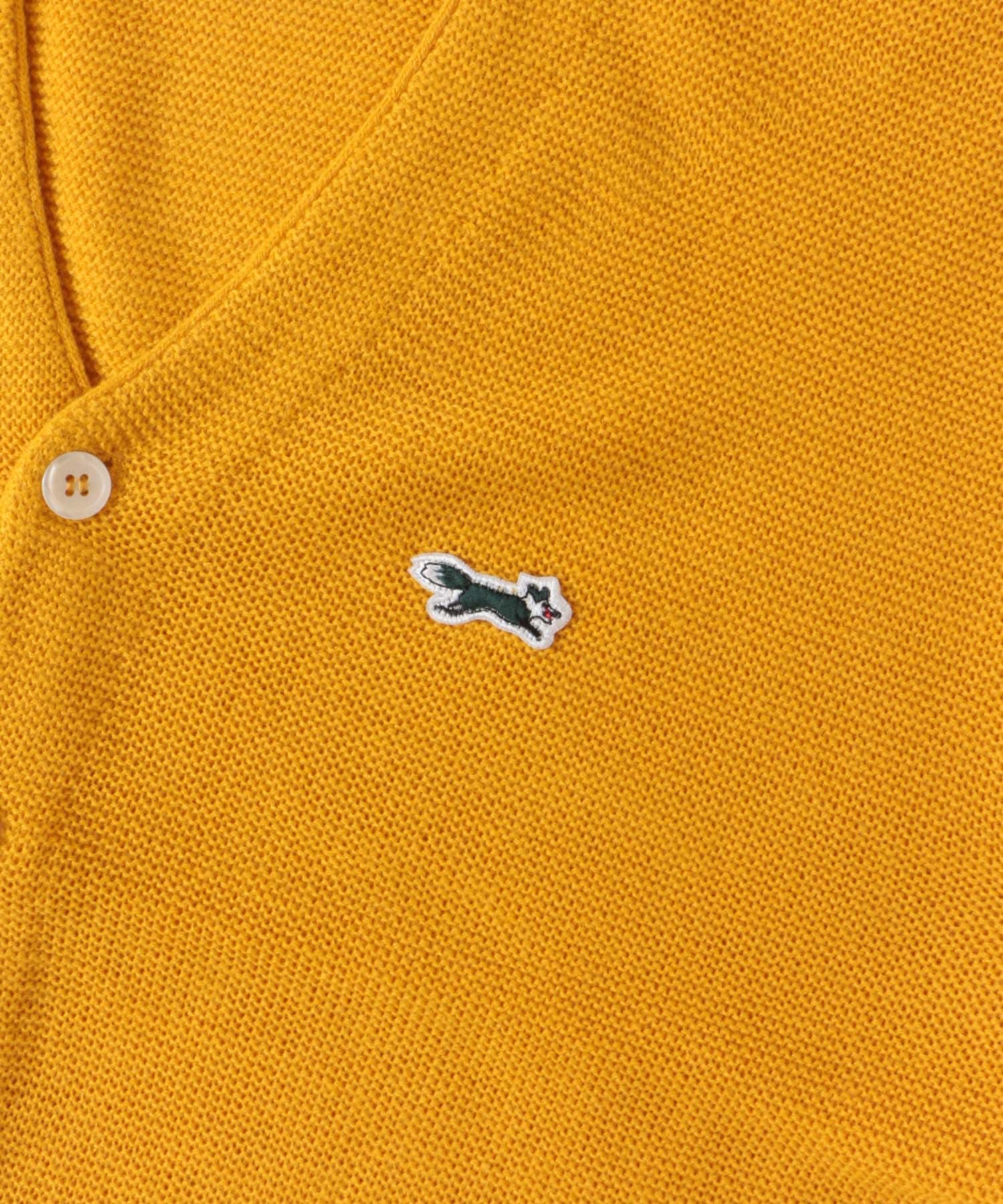 『親子リンク』『別注』PENNEYS×DOORS　THE FOX Vネックカーディガン(KIDS) MUSTARD 105