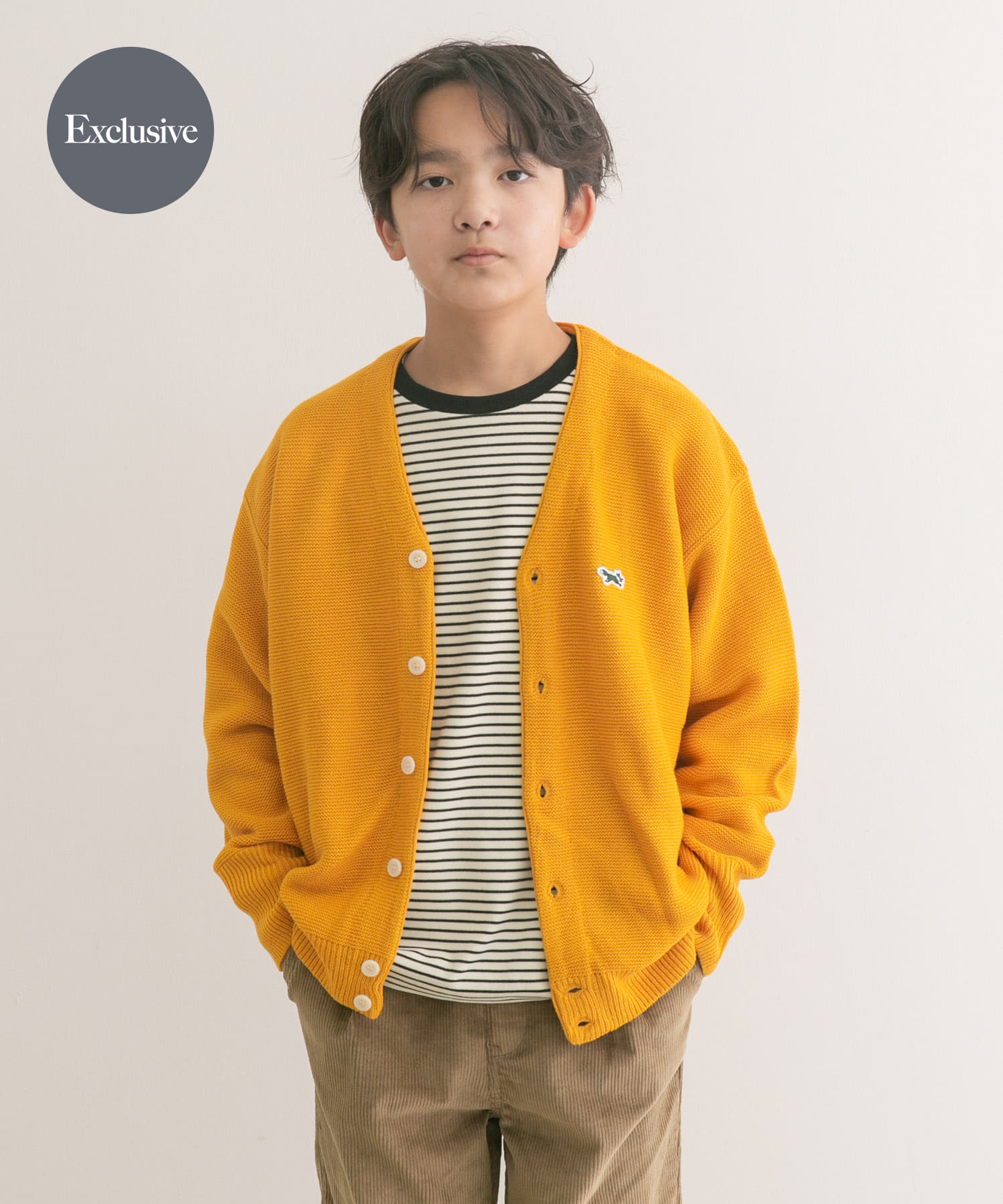 『親子リンク』『別注』PENNEYS×DOORS　THE FOX Vネックカーディガン(KIDS)