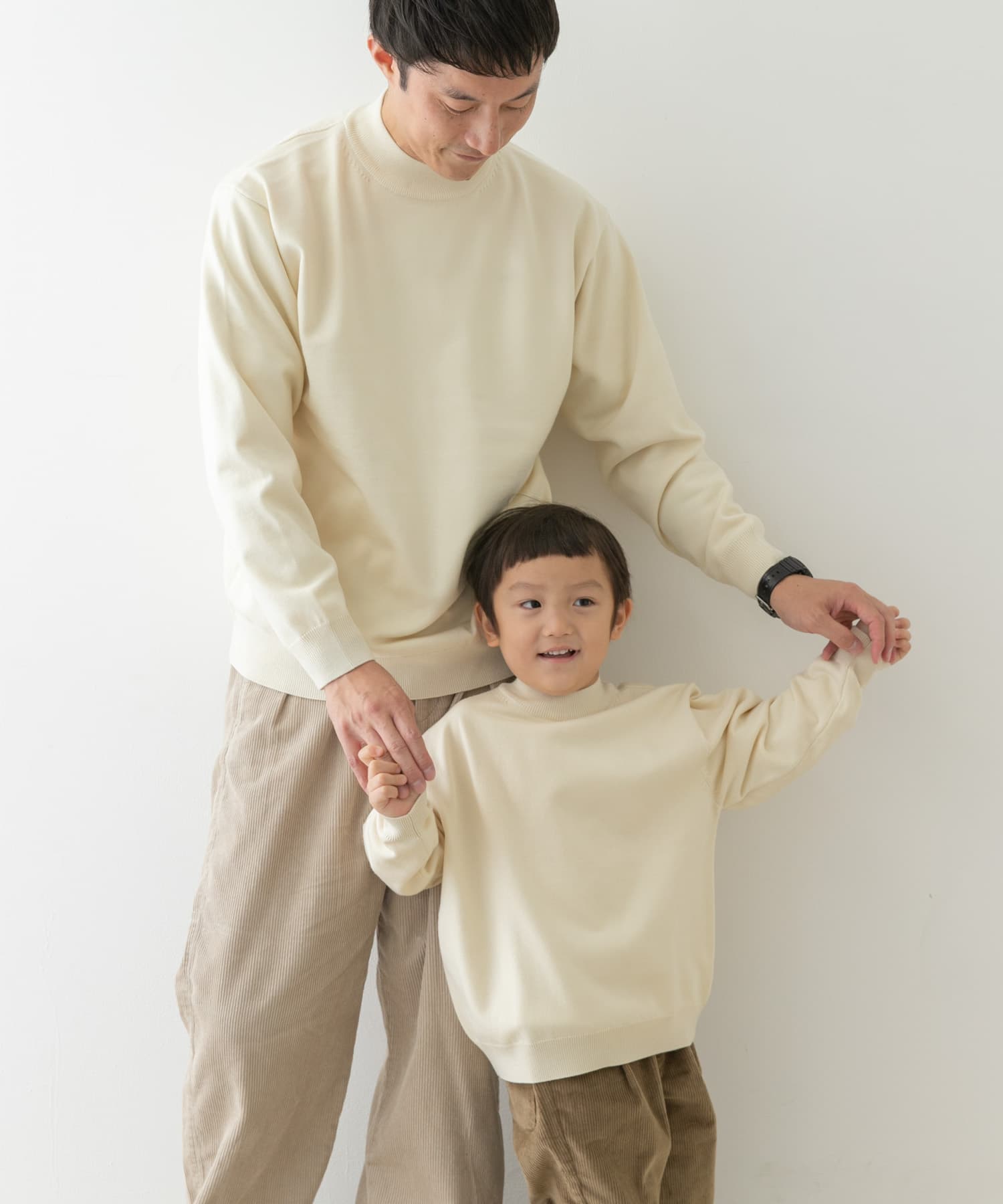 『親子リンク』『UR TECH 200日ニット』プルオーバー(KIDS)