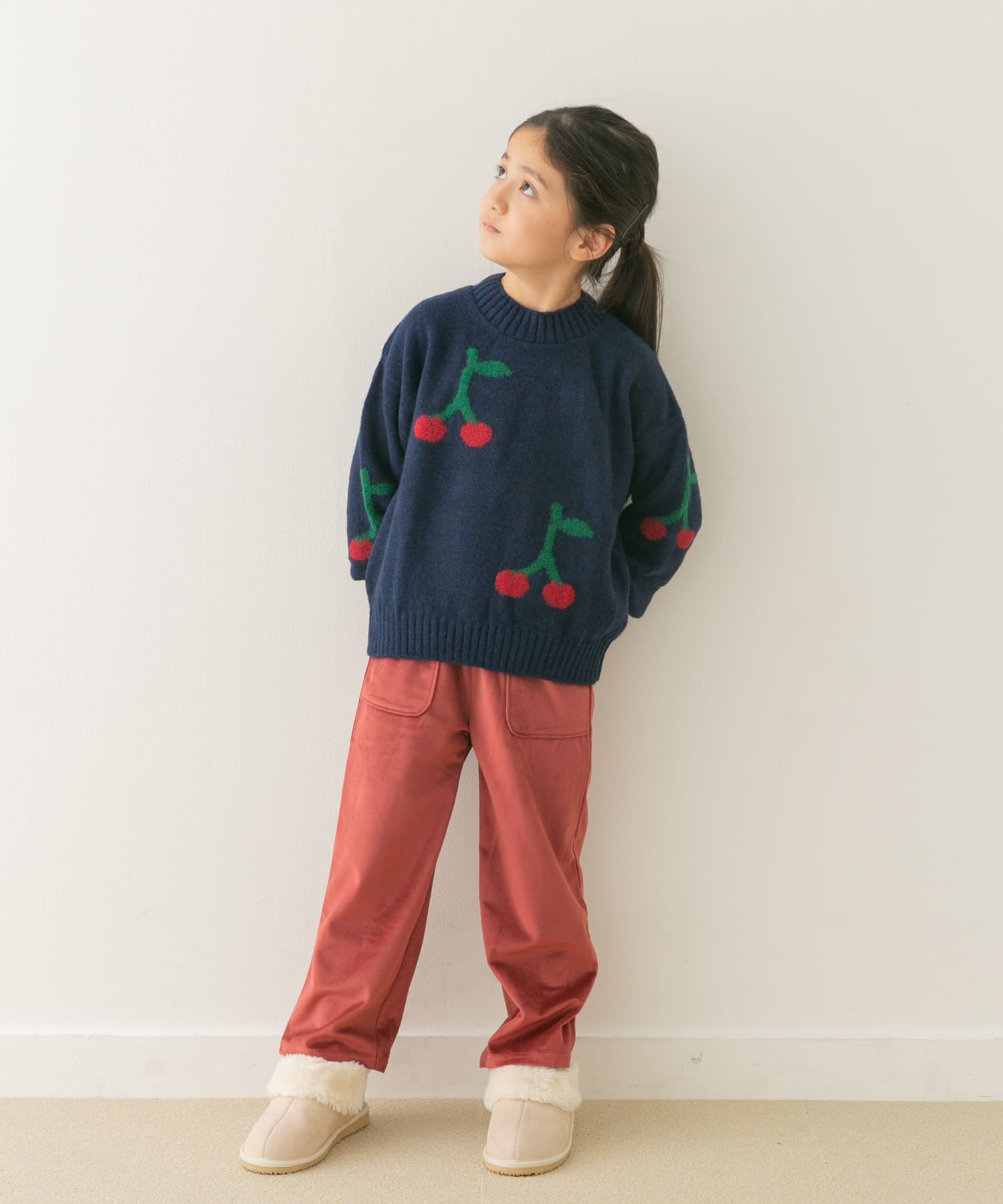 『WEB/一部店舗限定サイズ』ベロアイージーパンツ(KIDS)