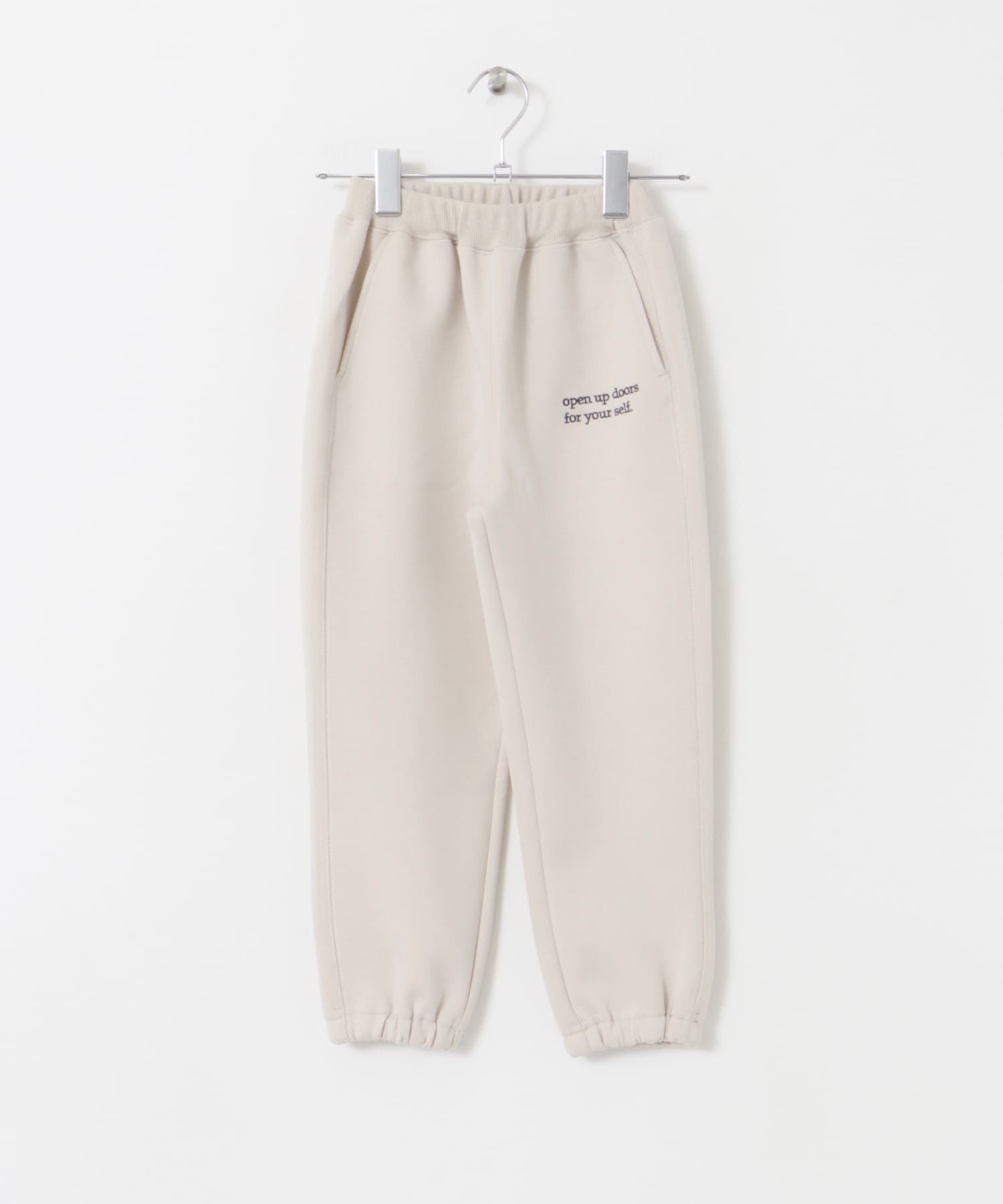 『セットアップ対応』ダンボールニットスウェットパンツ(KIDS) BEIGE 105
