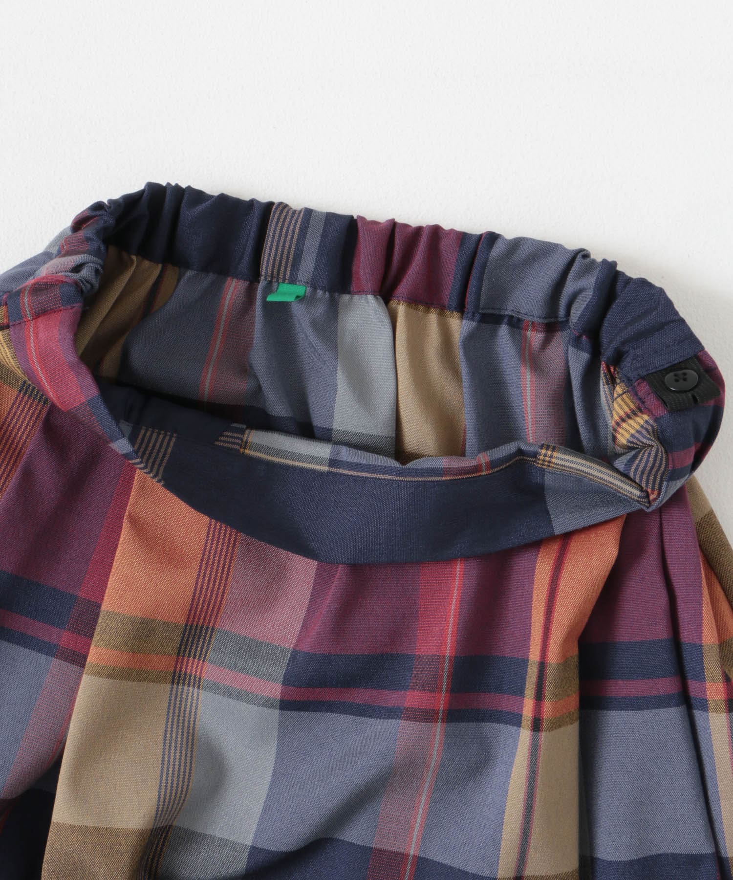 『親子リンク』カラーチェックスカート(KIDS) NAVY 150
