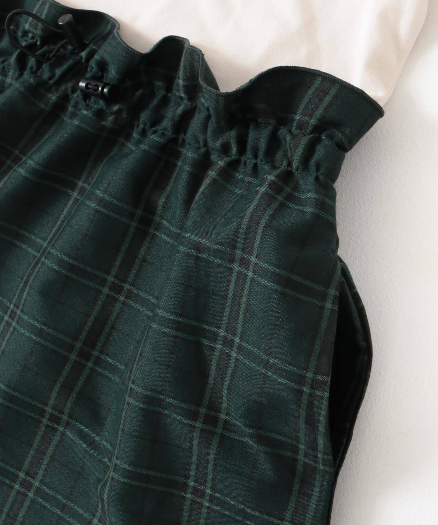 ドロストドッキングワンピース(KIDS) GREEN 105