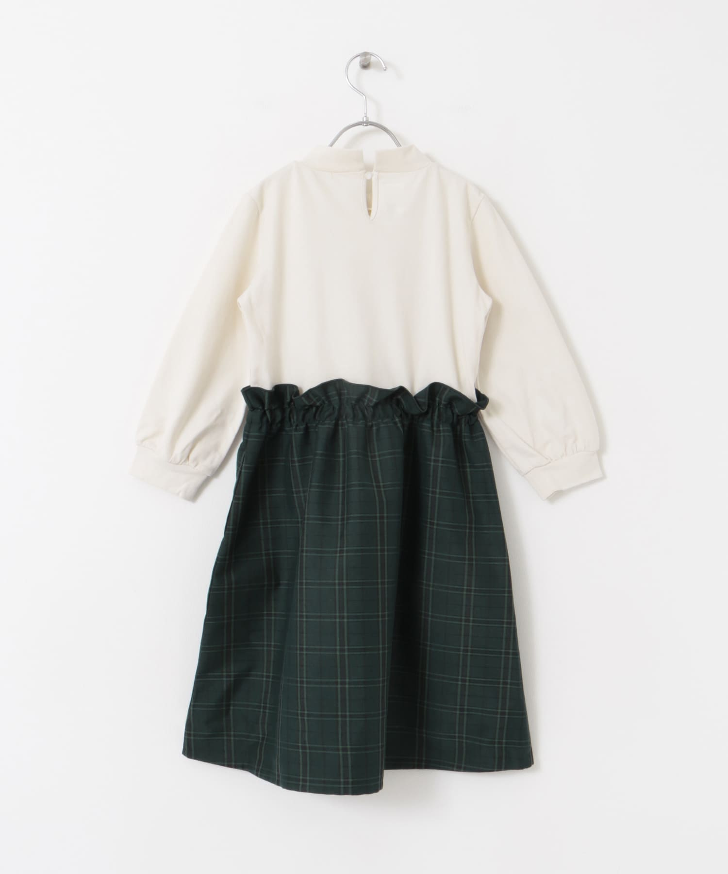 ドロストドッキングワンピース(KIDS) GREEN 105
