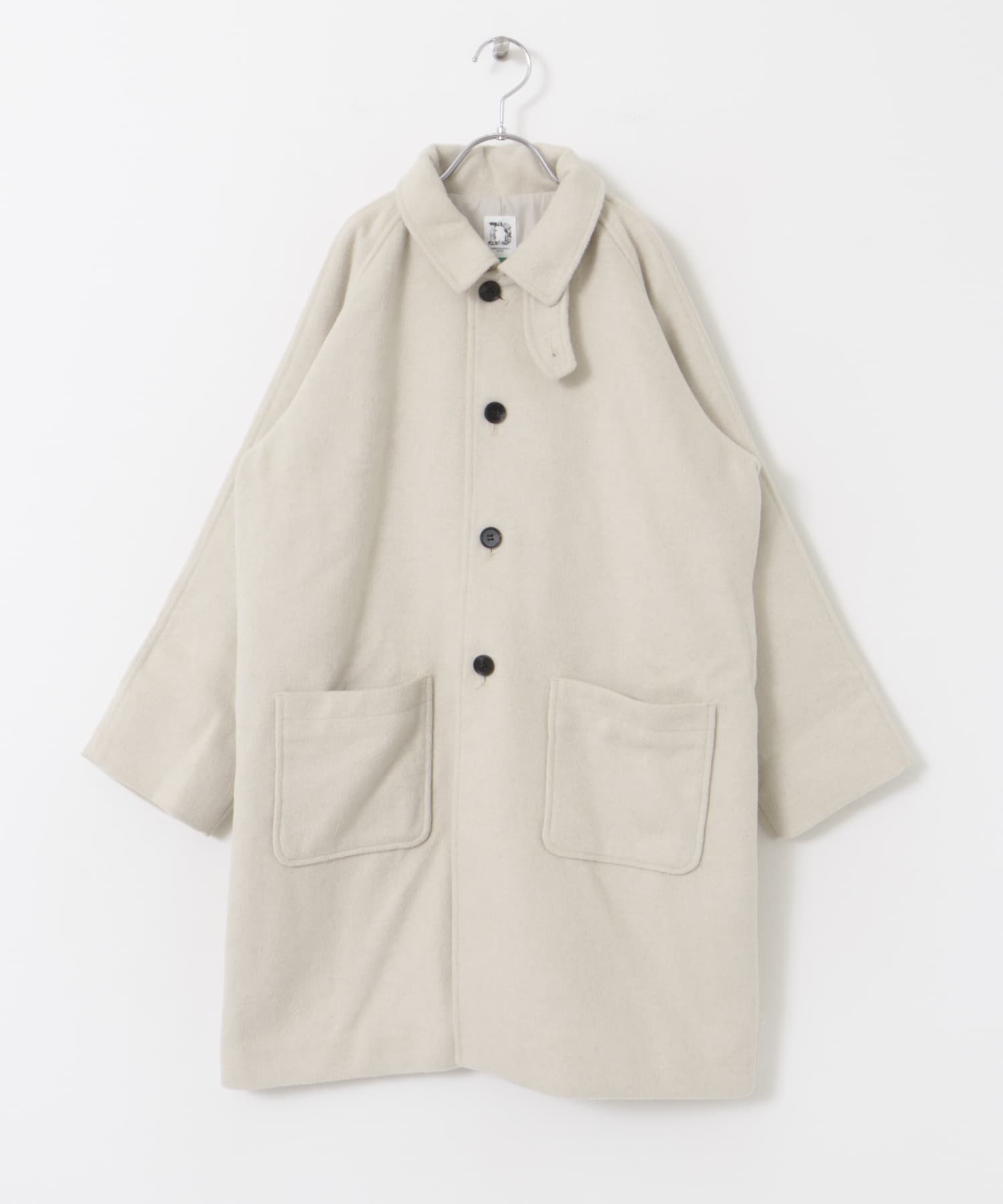 『WEB/一部店舗限定』ステンカラーウール混コート(KIDS) NATURAL 150