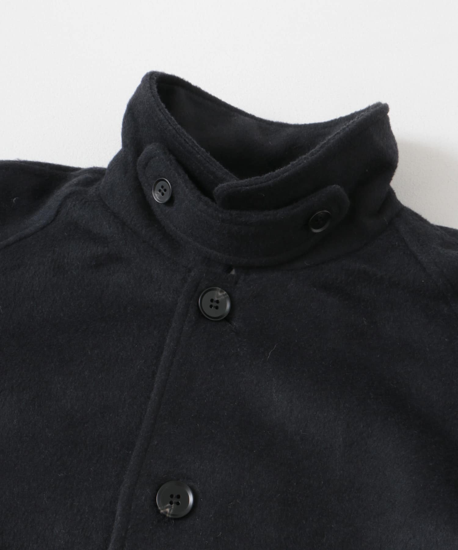 『WEB/一部店舗限定』ステンカラーウール混コート(KIDS) D.NAVY 150