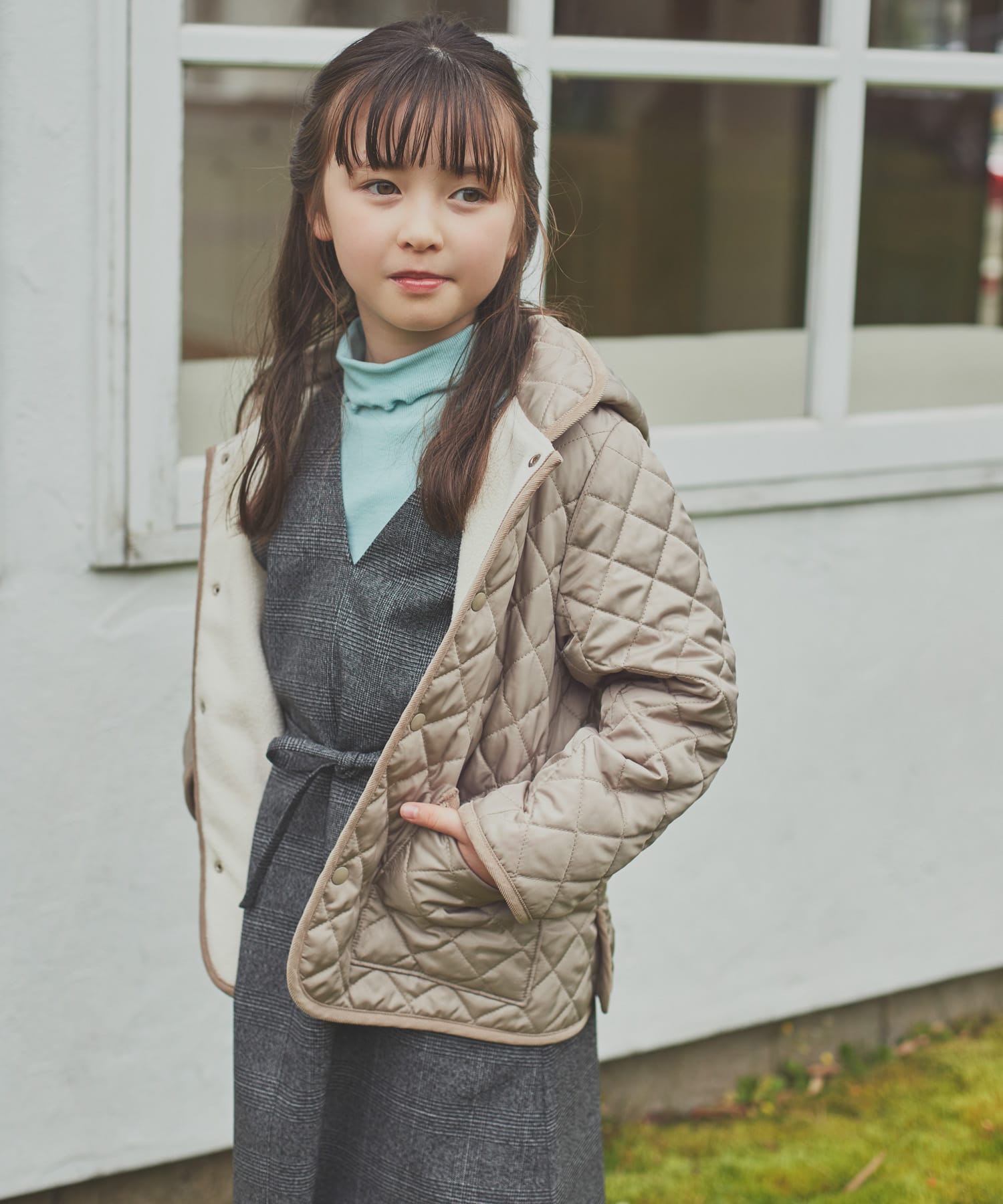 『洗濯可』キルトジャケット(KIDS)