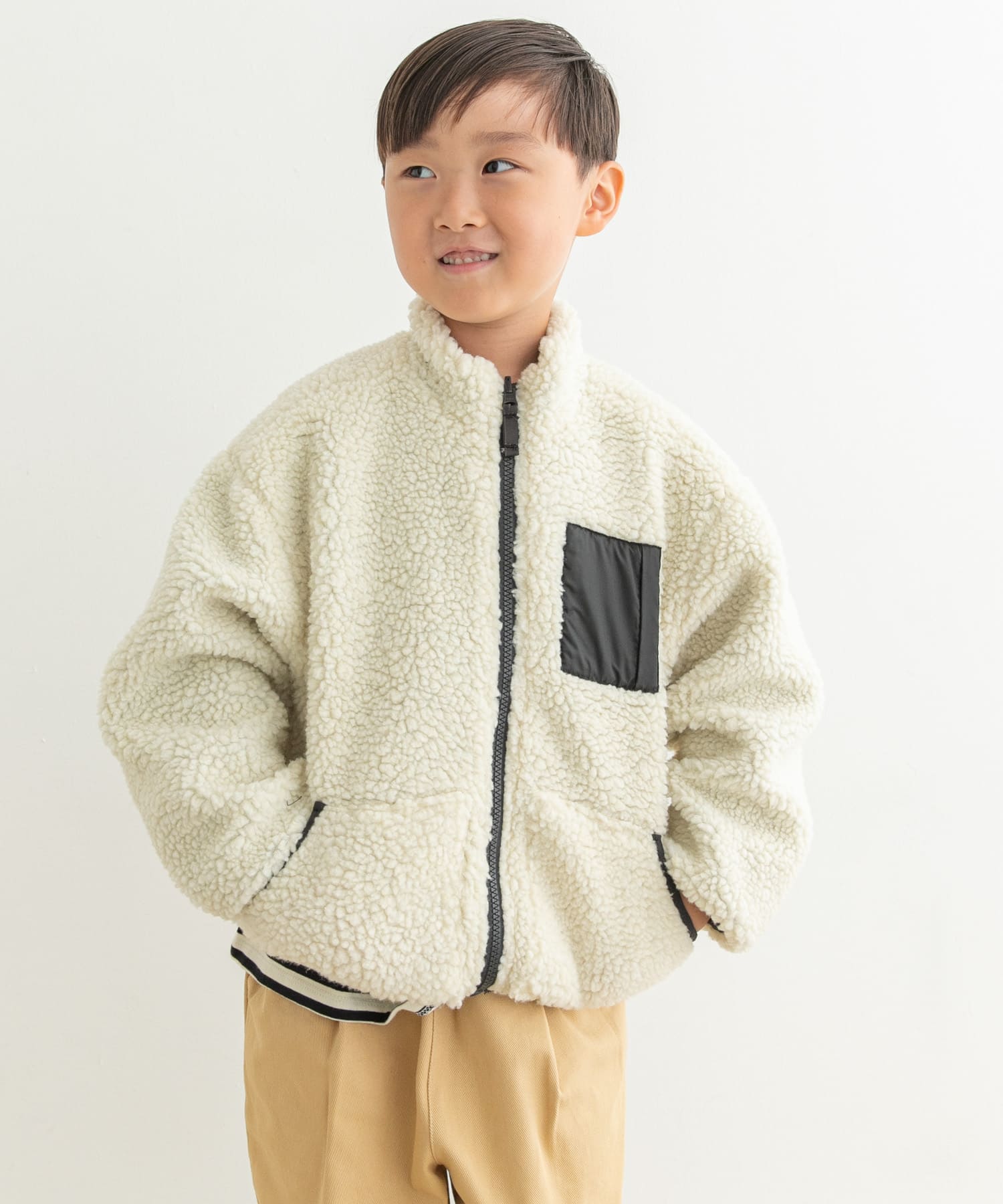 リバーシブルボアジャケット(KIDS)
