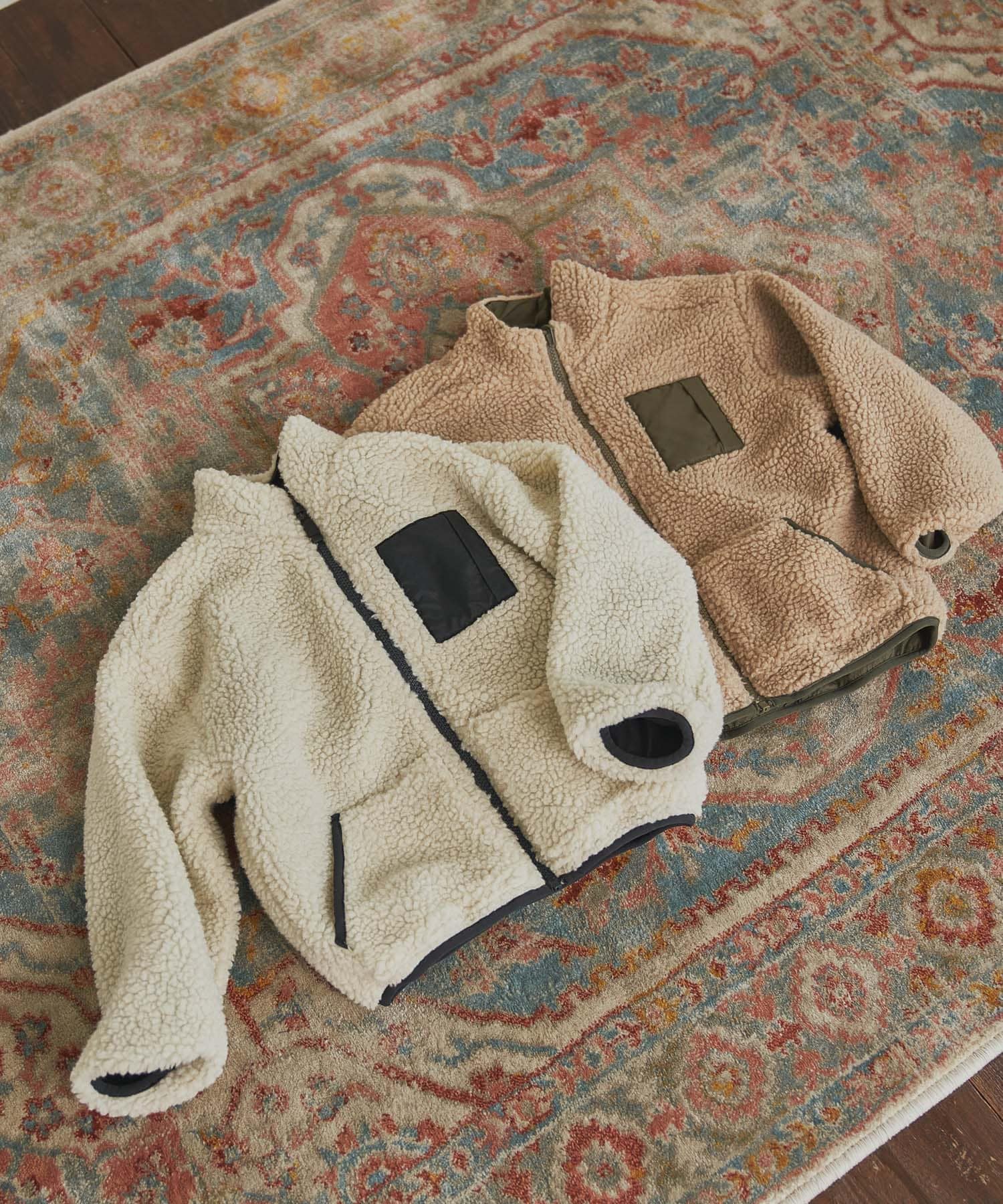 リバーシブルボアジャケット(KIDS) CCL×IVO 120