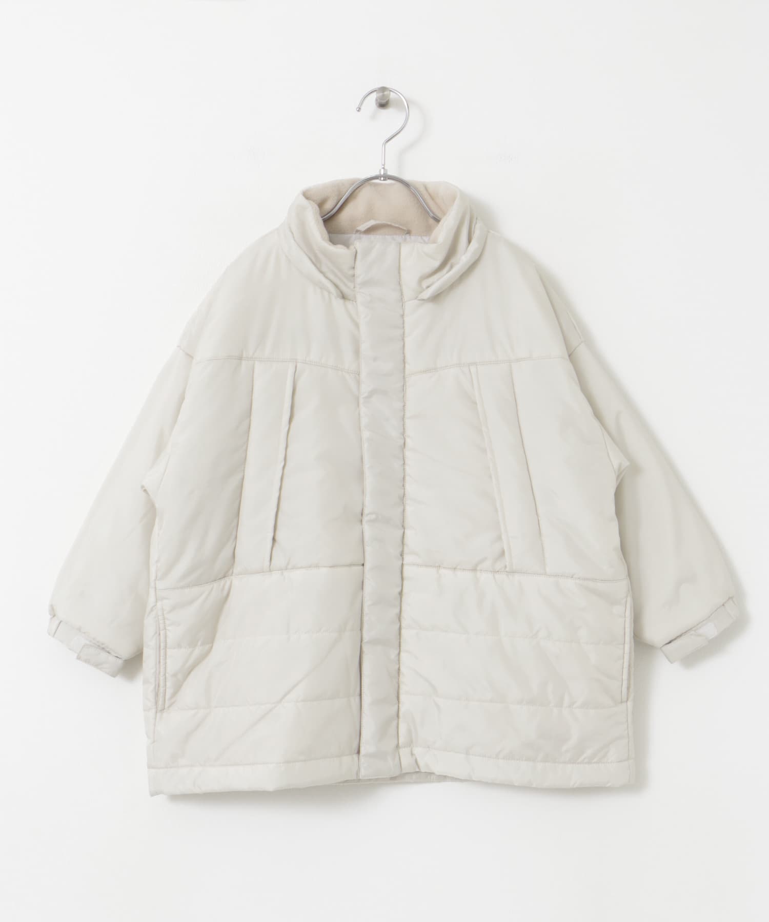 『洗濯可/撥水』THERMOARENA中綿コート(KIDS) IVORY 105
