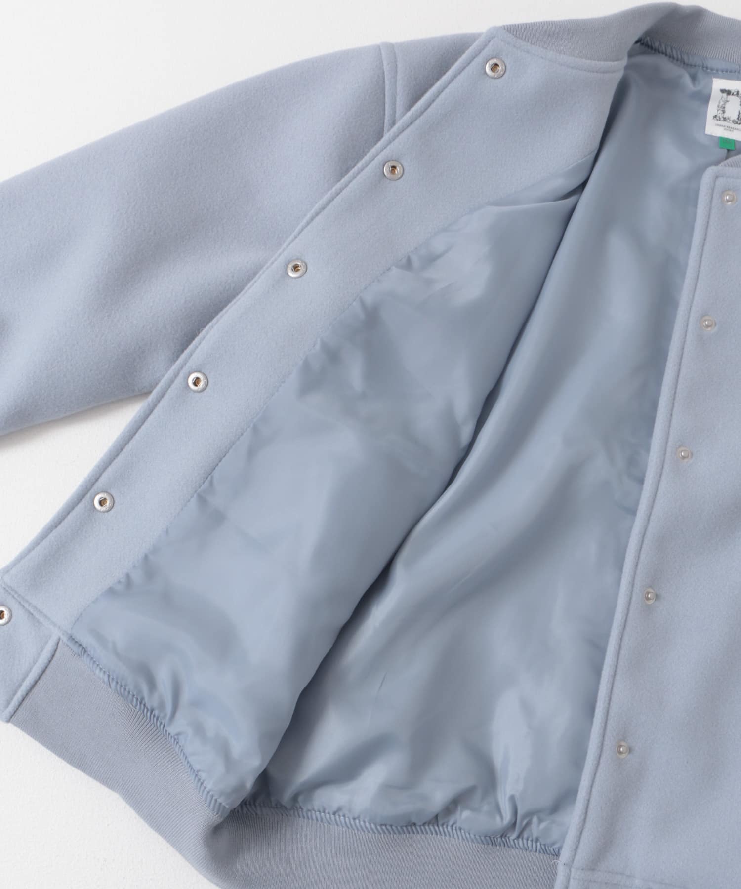 『WEB/一部店舗限定』ウールライクスタジアムジャンパー(KIDS) L.BLUE 150