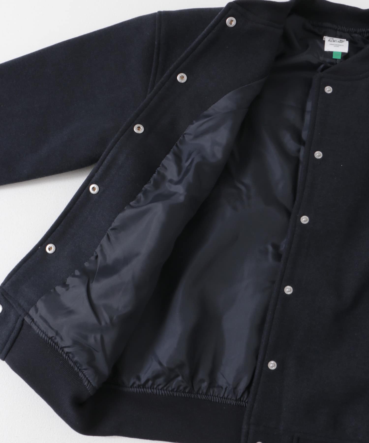 『WEB/一部店舗限定』ウールライクスタジアムジャンパー(KIDS) NAVY 150