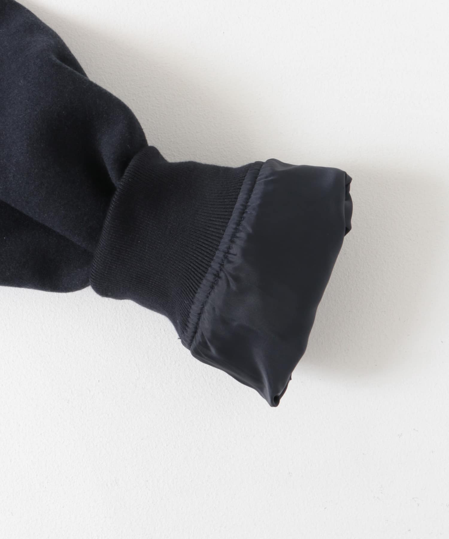 『WEB/一部店舗限定』ウールライクスタジアムジャンパー(KIDS) NAVY 150