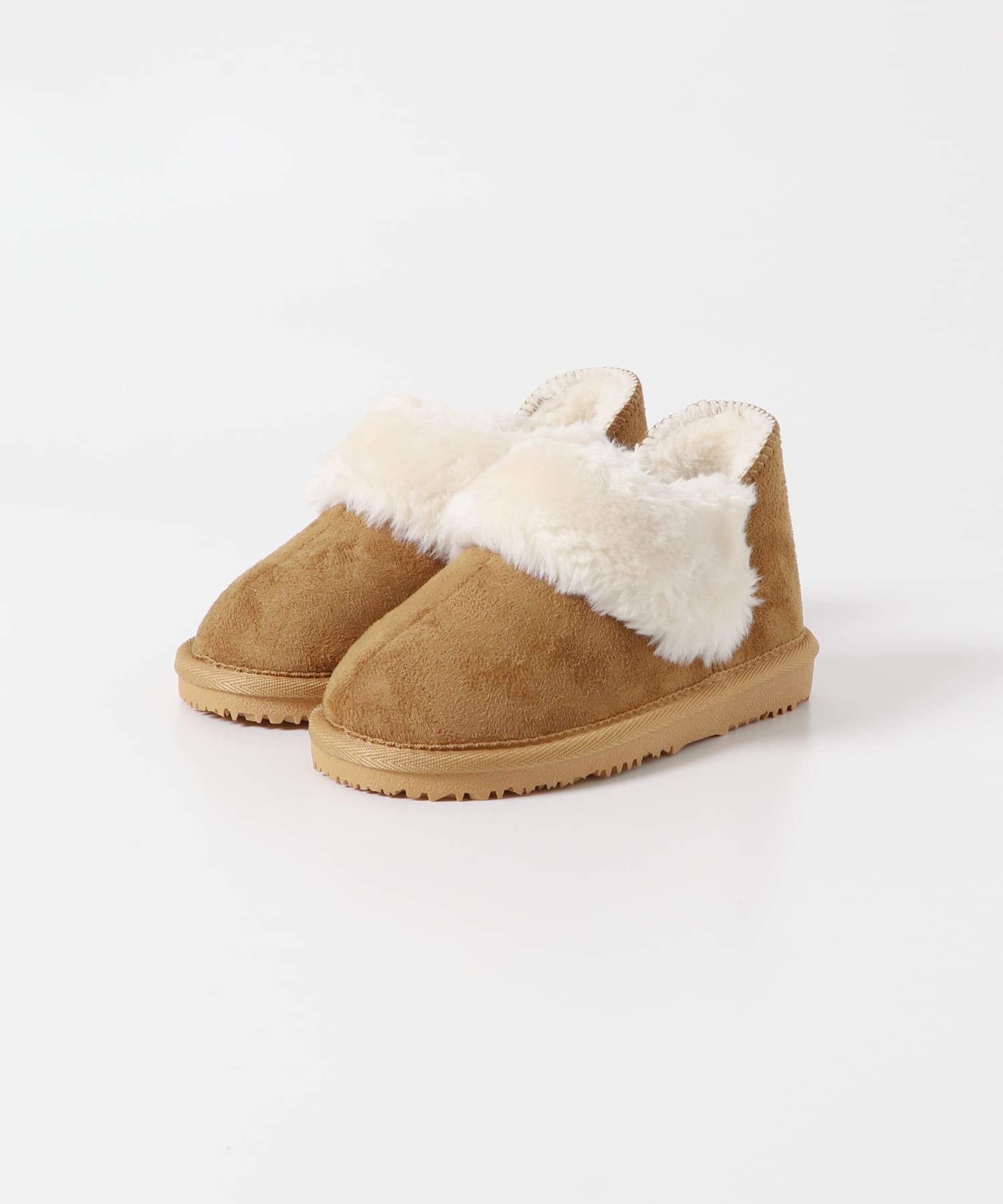 ショートムートンブーツ(KIDS) BROWN 18