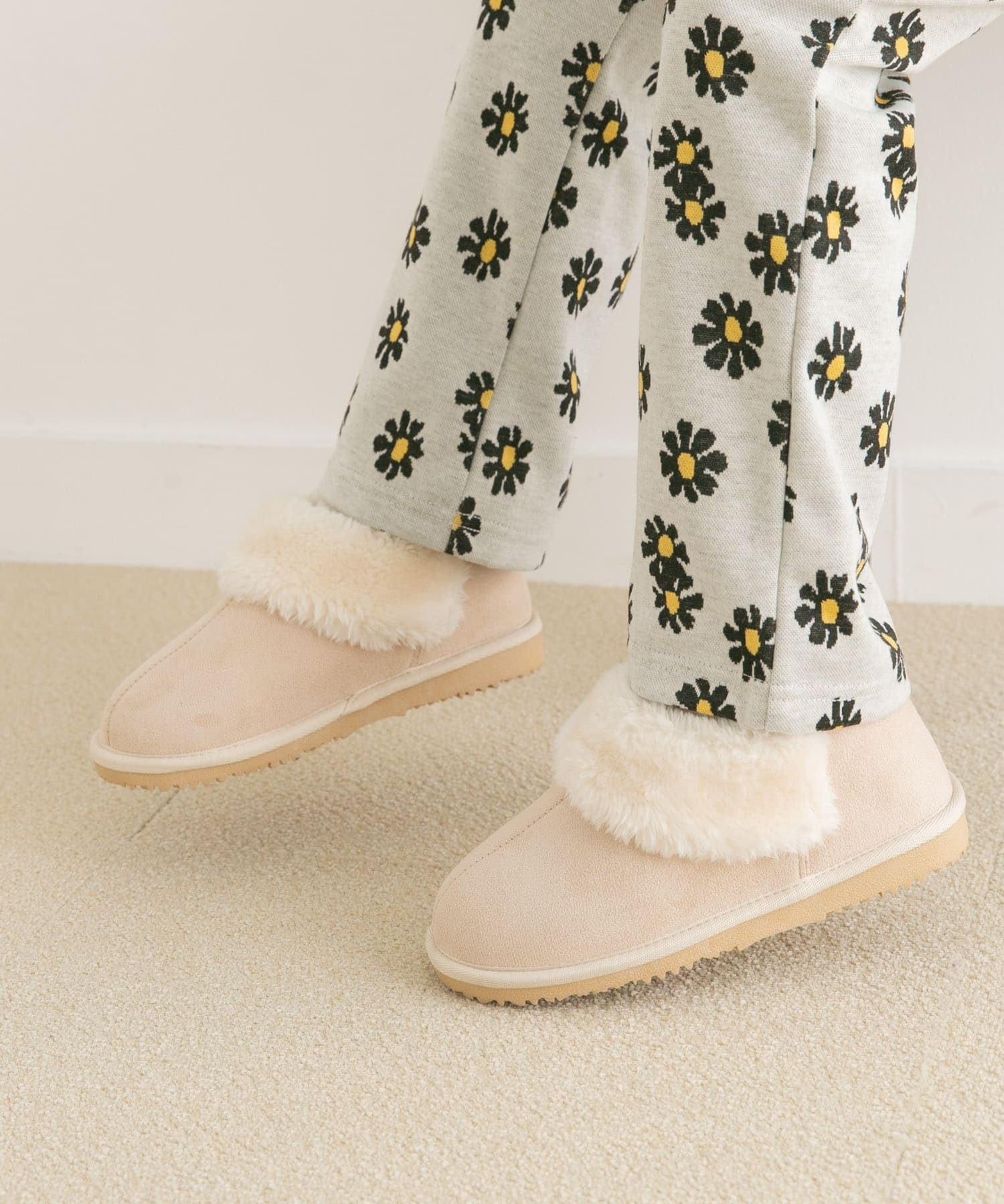 ショートムートンブーツ(KIDS) BEIGE 18