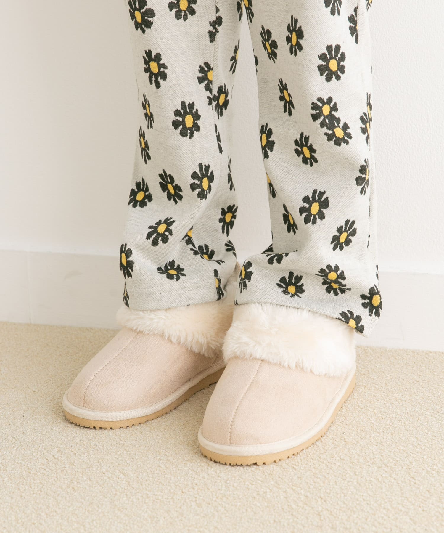 ショートムートンブーツ(KIDS) BEIGE 18
