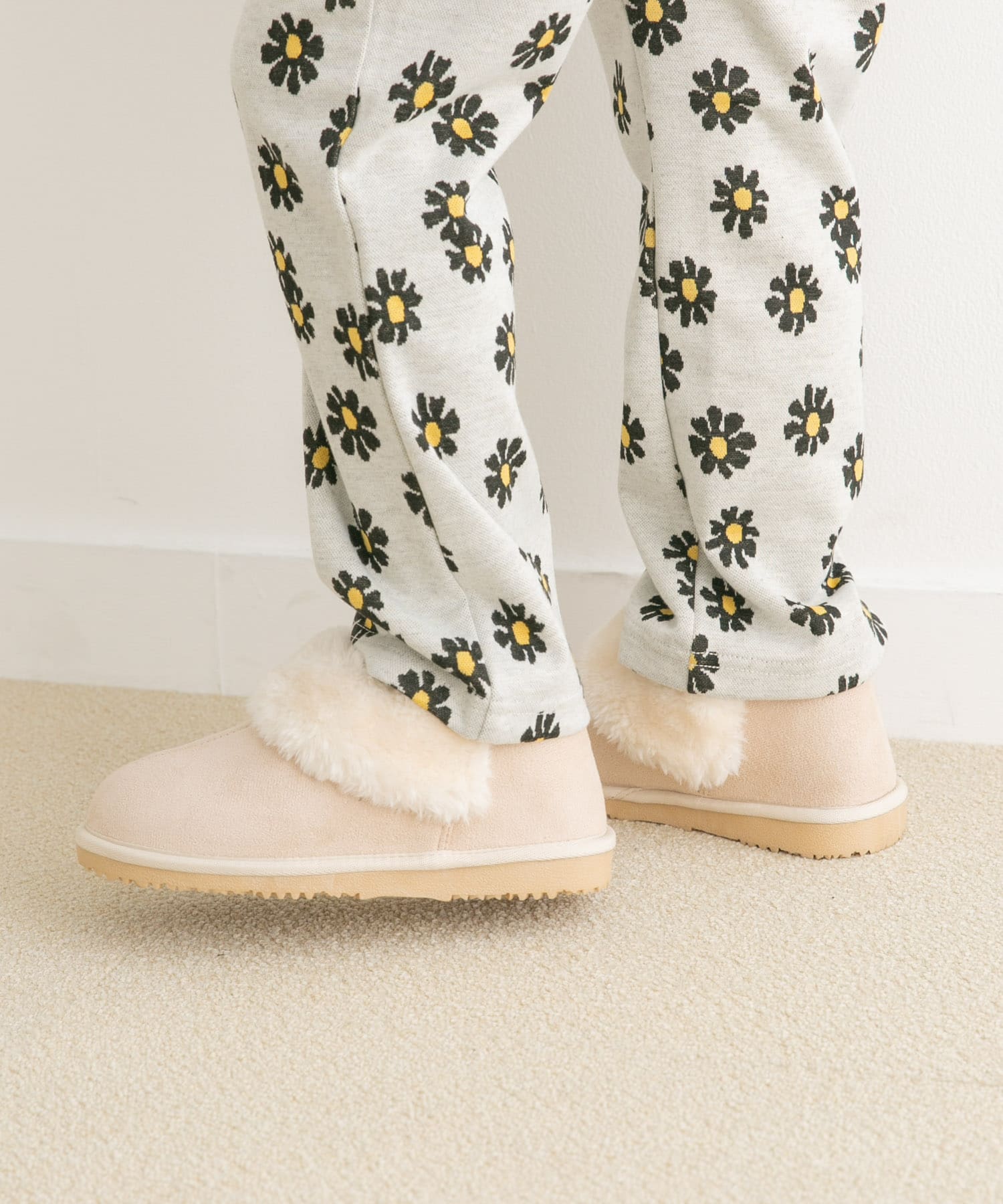 ショートムートンブーツ(KIDS) BEIGE 18