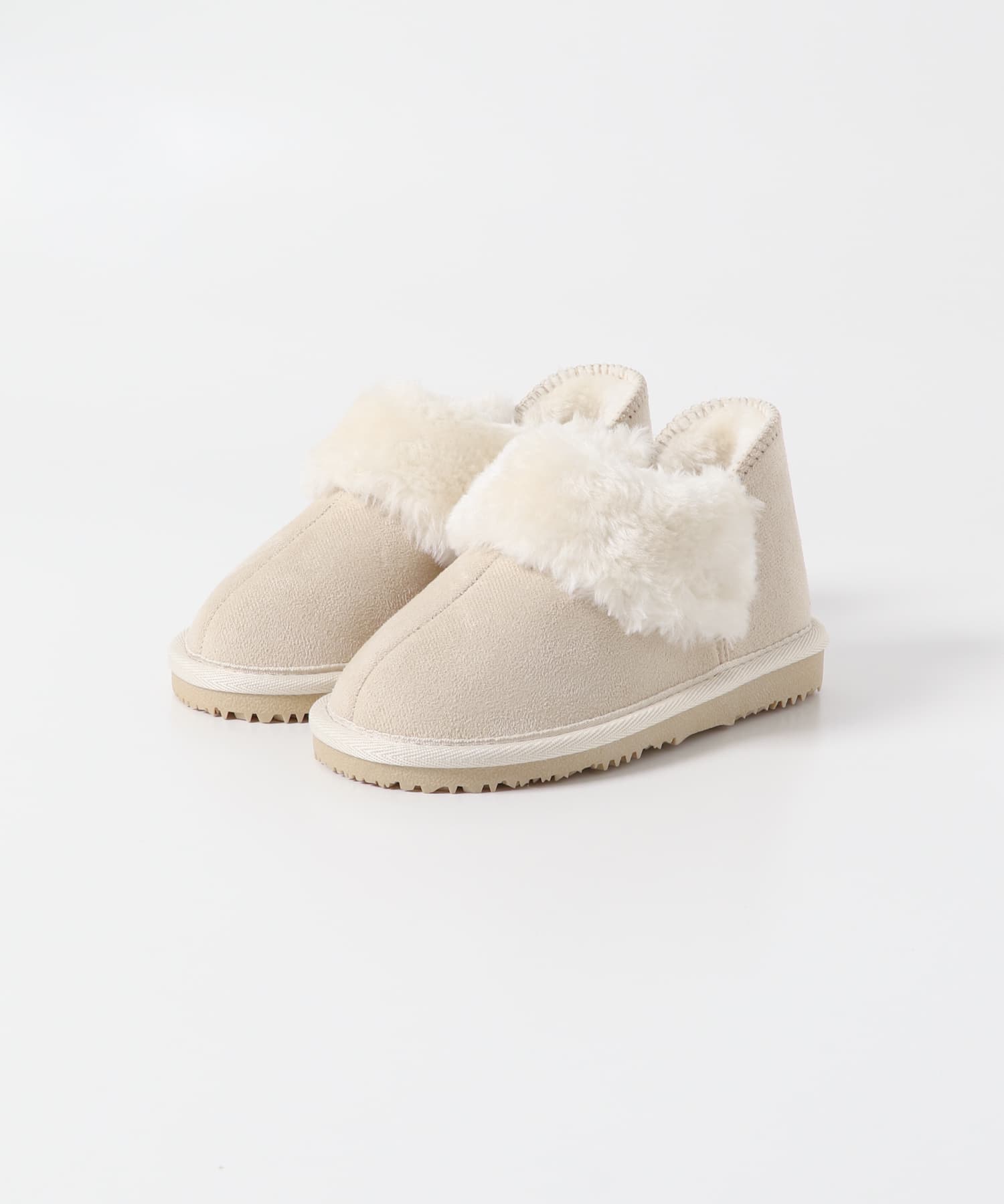 ショートムートンブーツ(KIDS) BEIGE 18